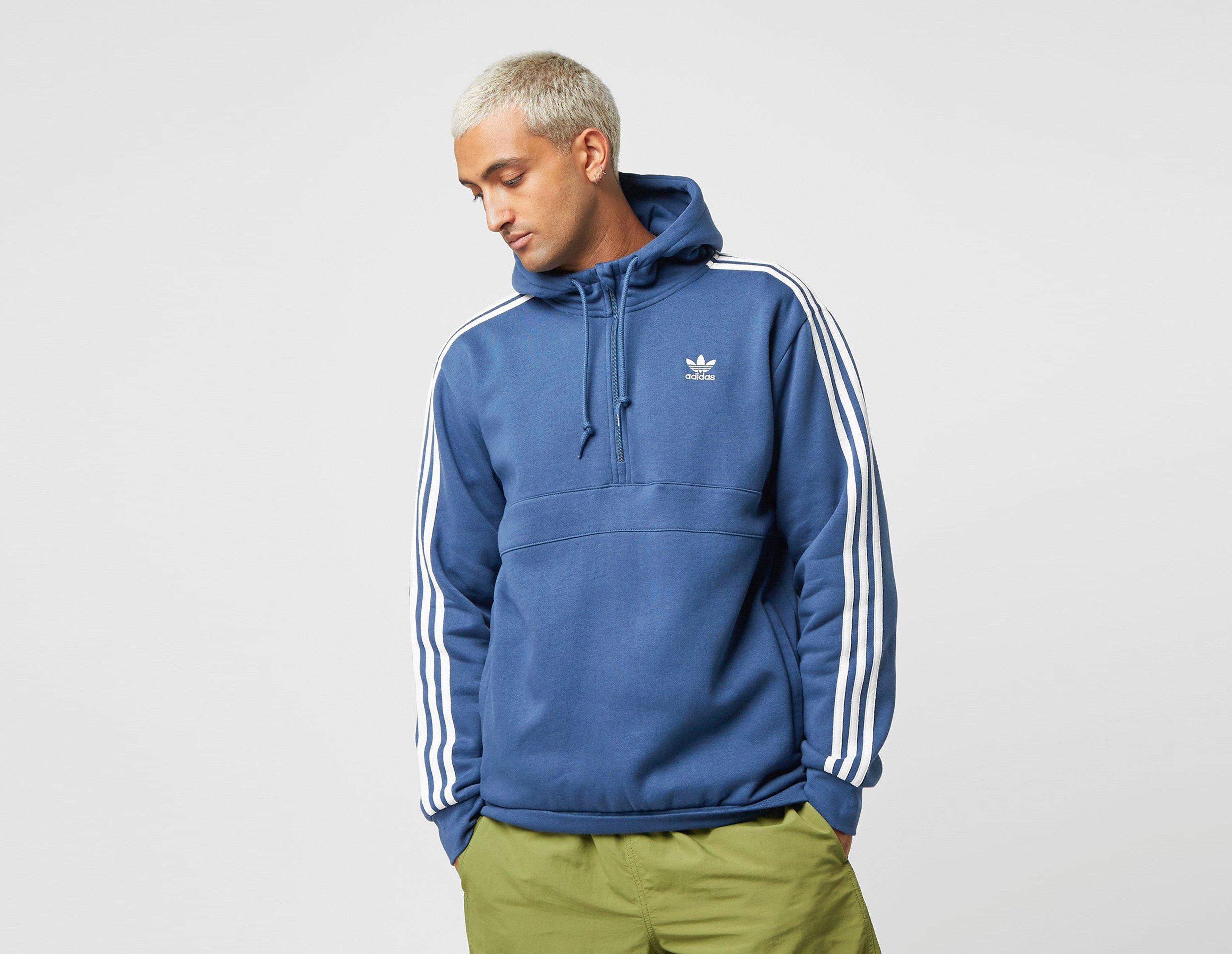 adidas originals half zip hoodie