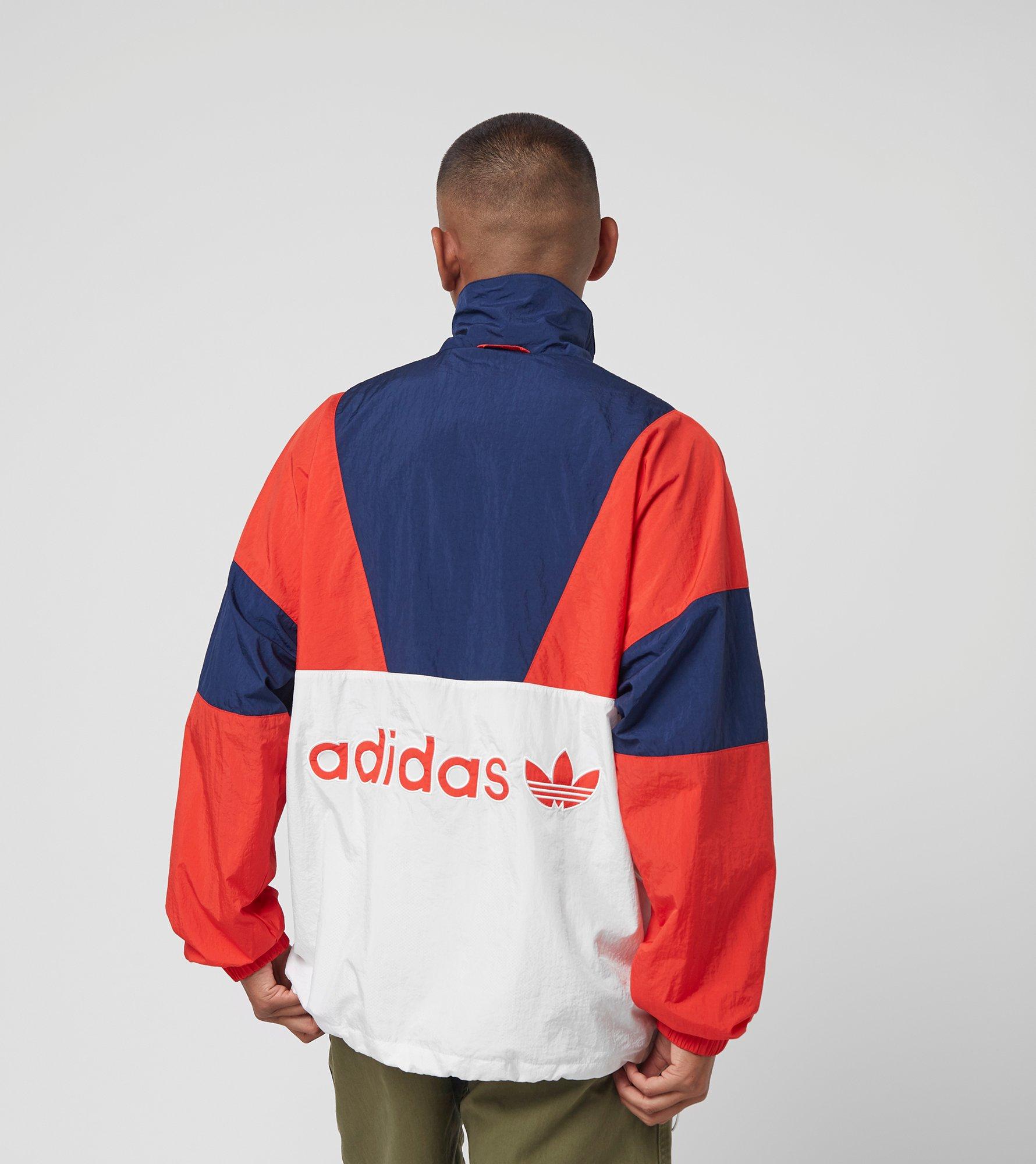 adidas half zip track top