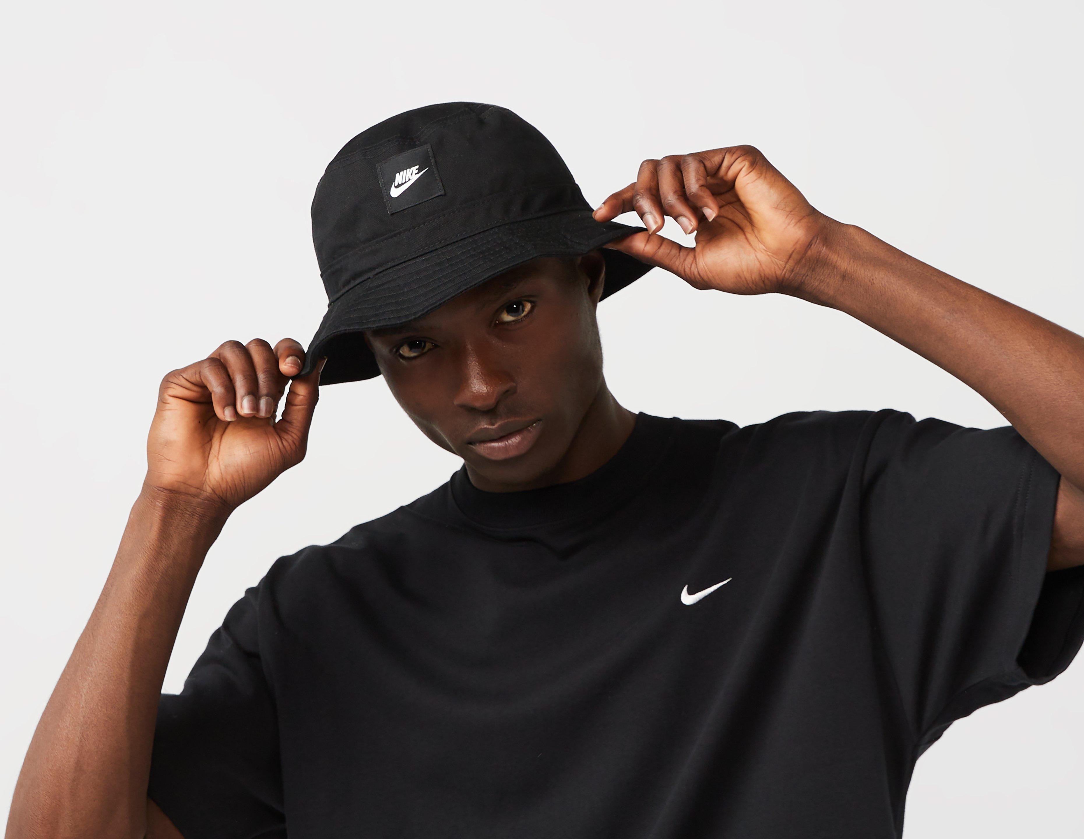 nike futura bucket hat black