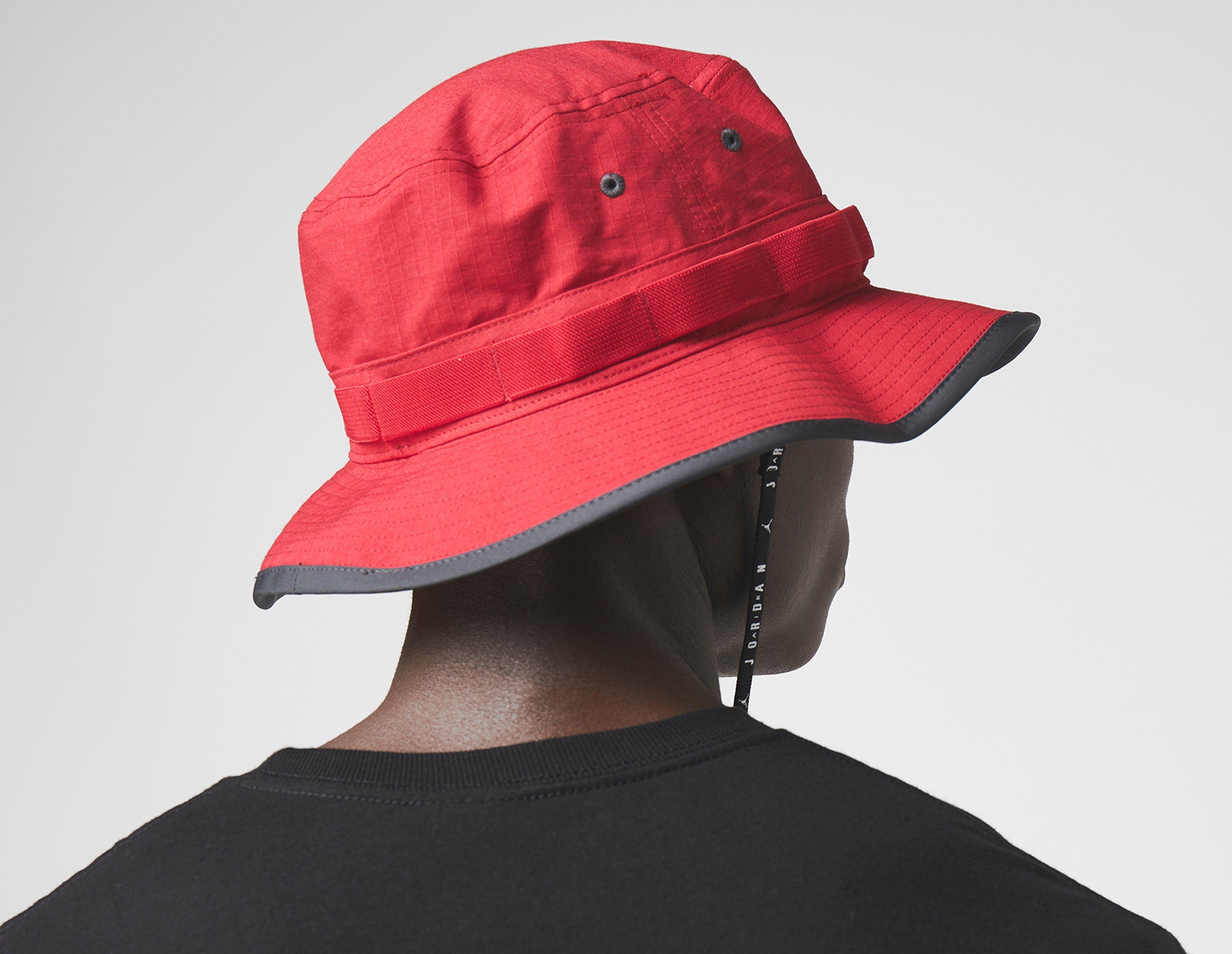 red jordan bucket hat