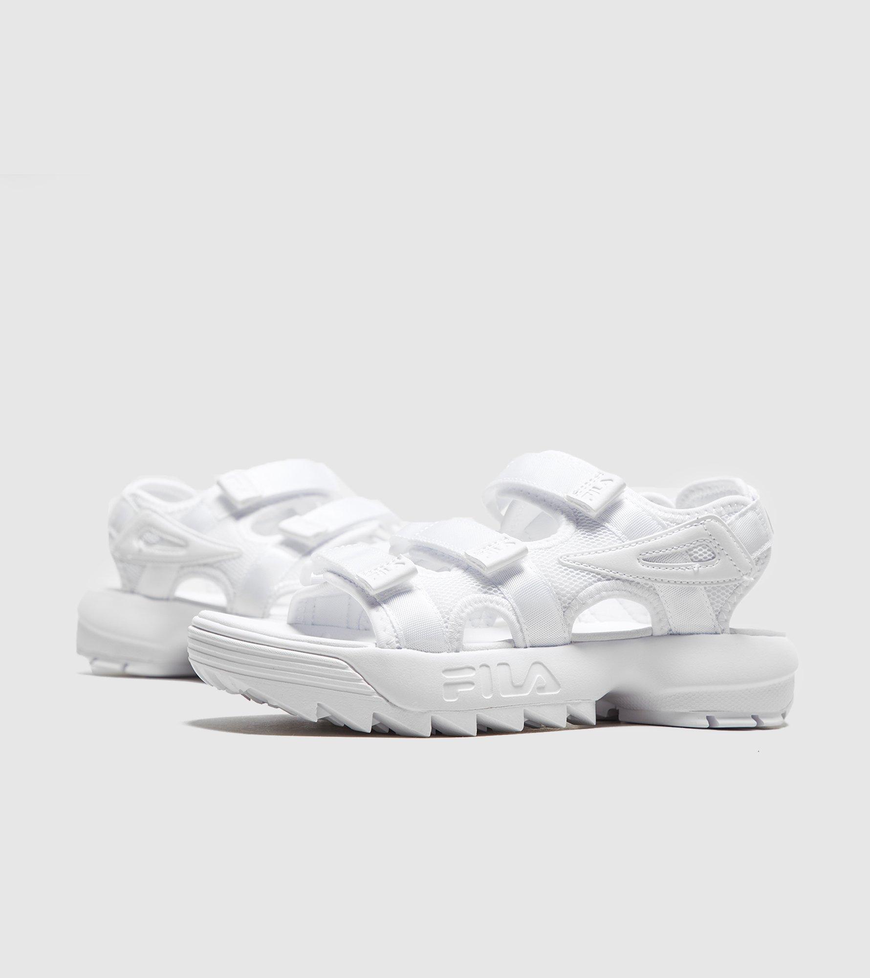 fila sandals womens silver