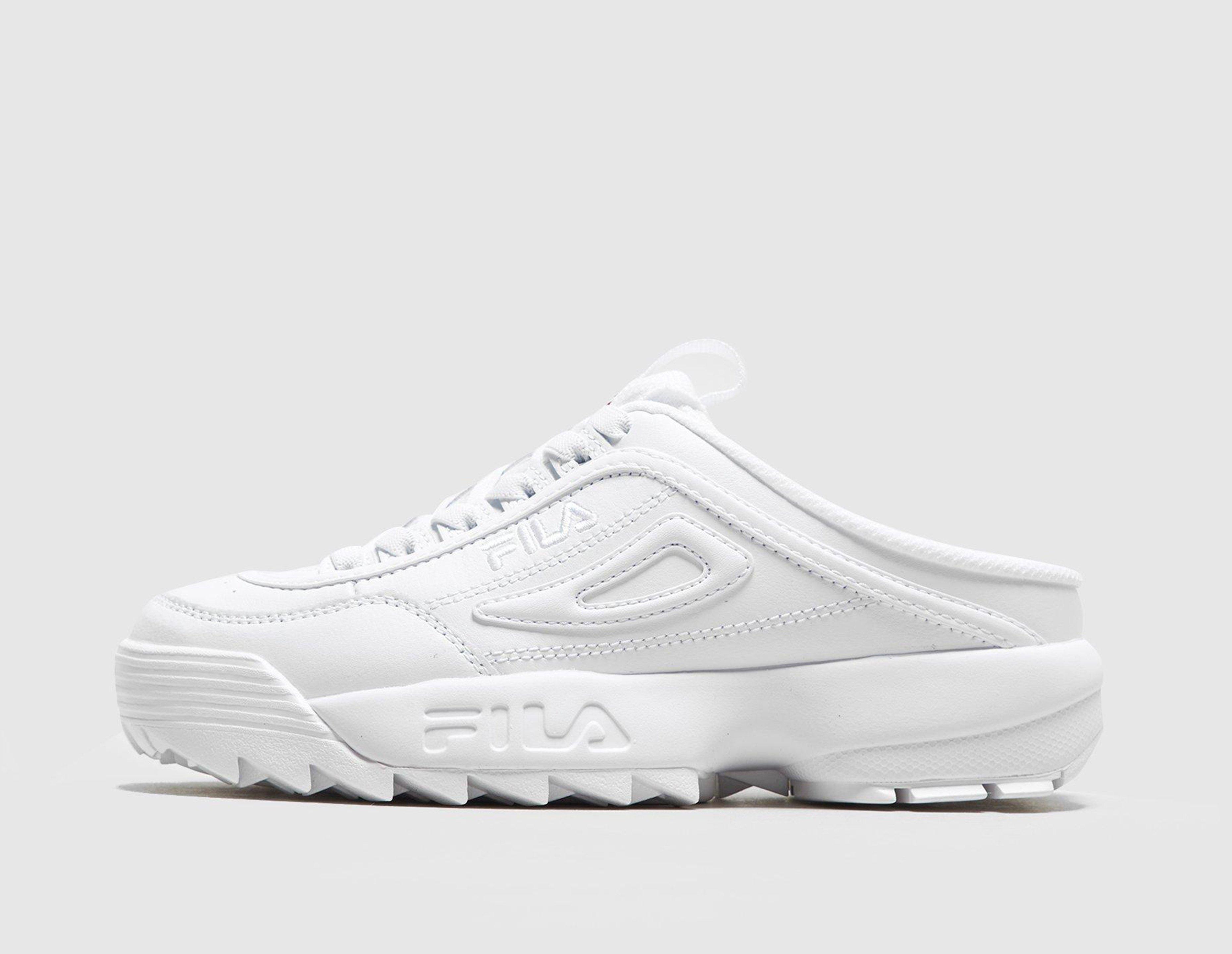 fila disruptor grey and white