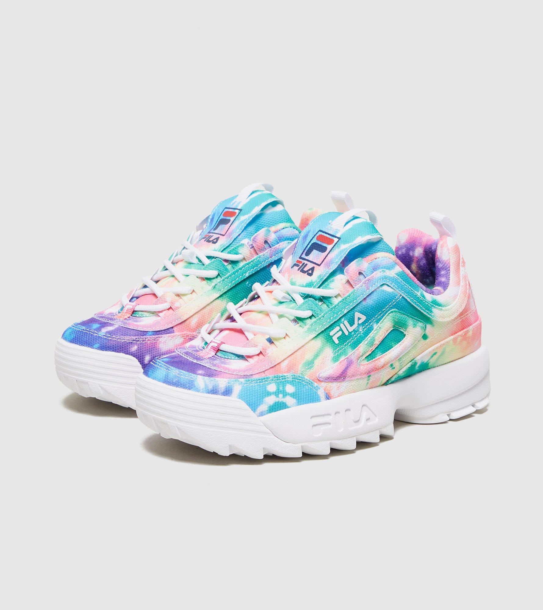 fila disruptor ii tie dye shoes