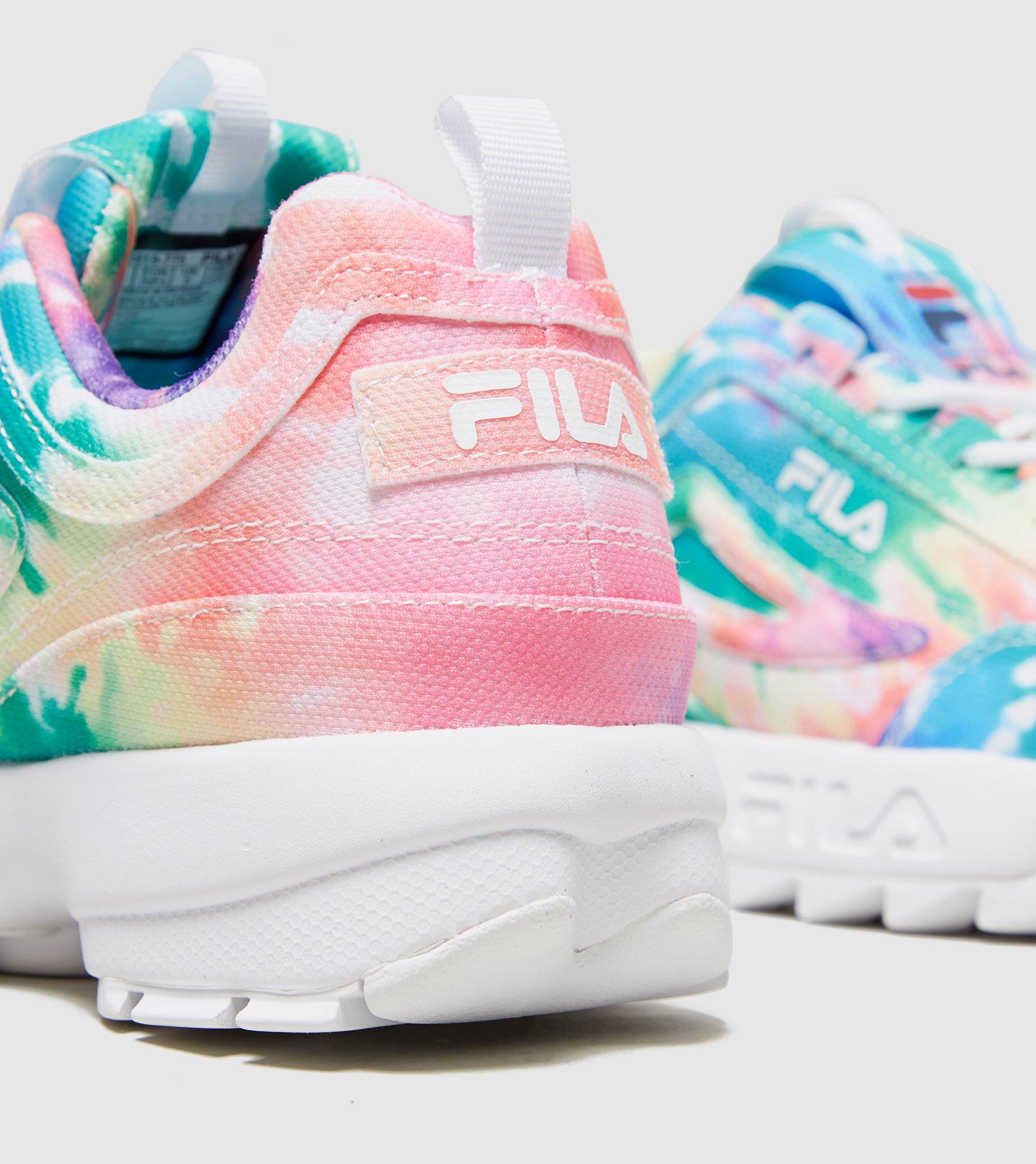 fila disruptor ii tie dye shoes