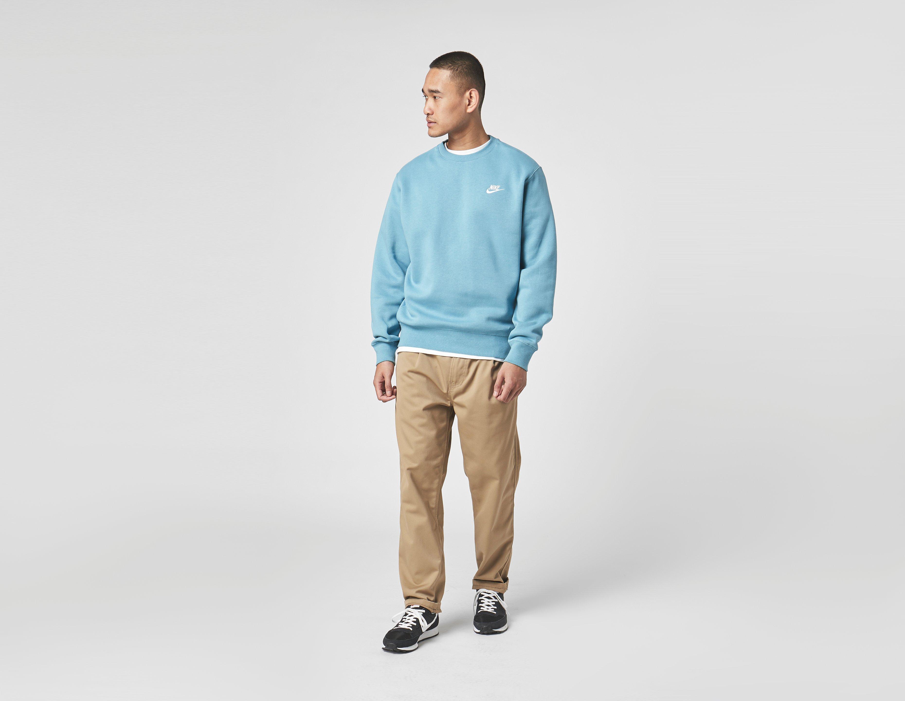 nike foundation crew sweatshirt blue