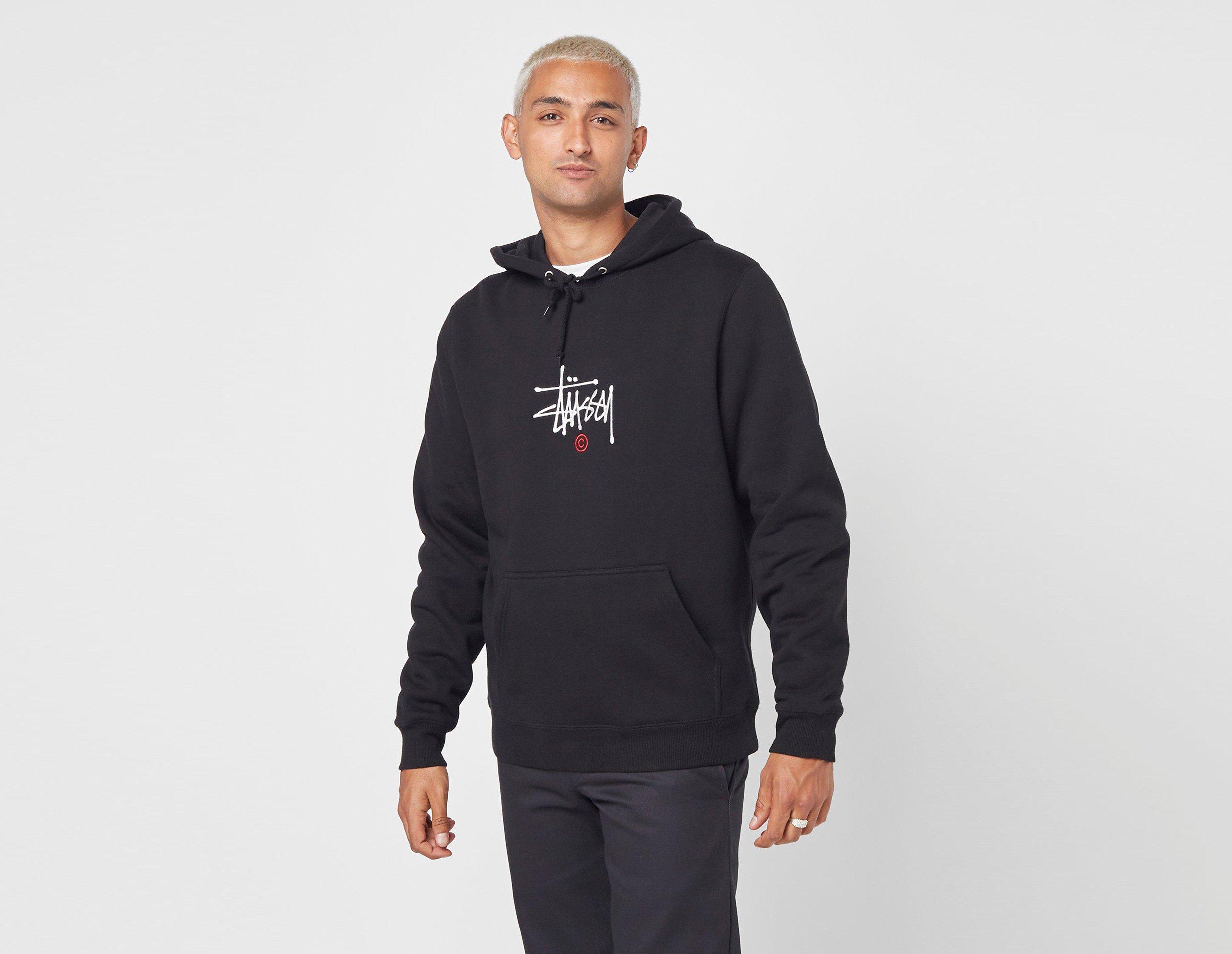 stussy copyright applique hoodie