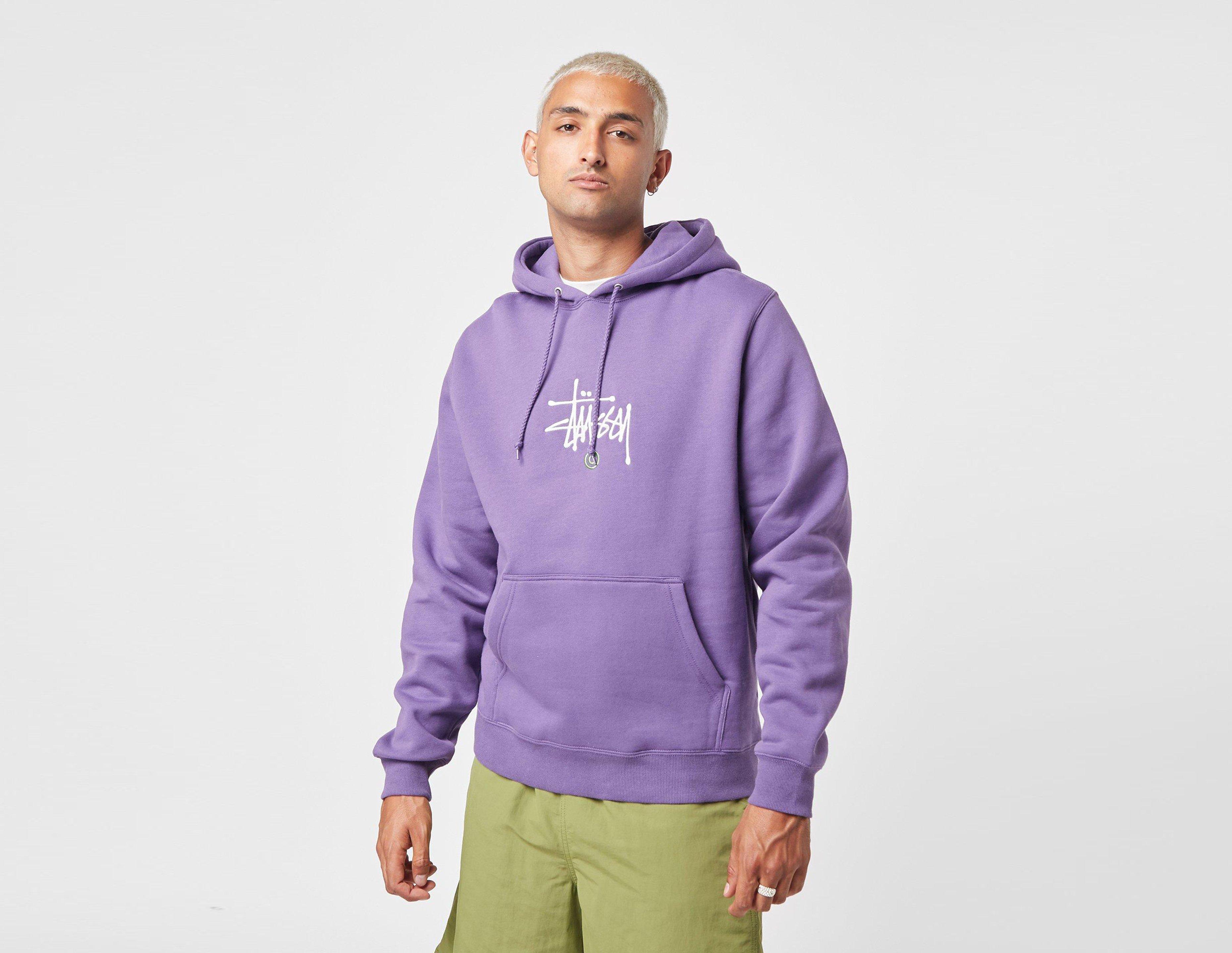 stussy purple hoodie