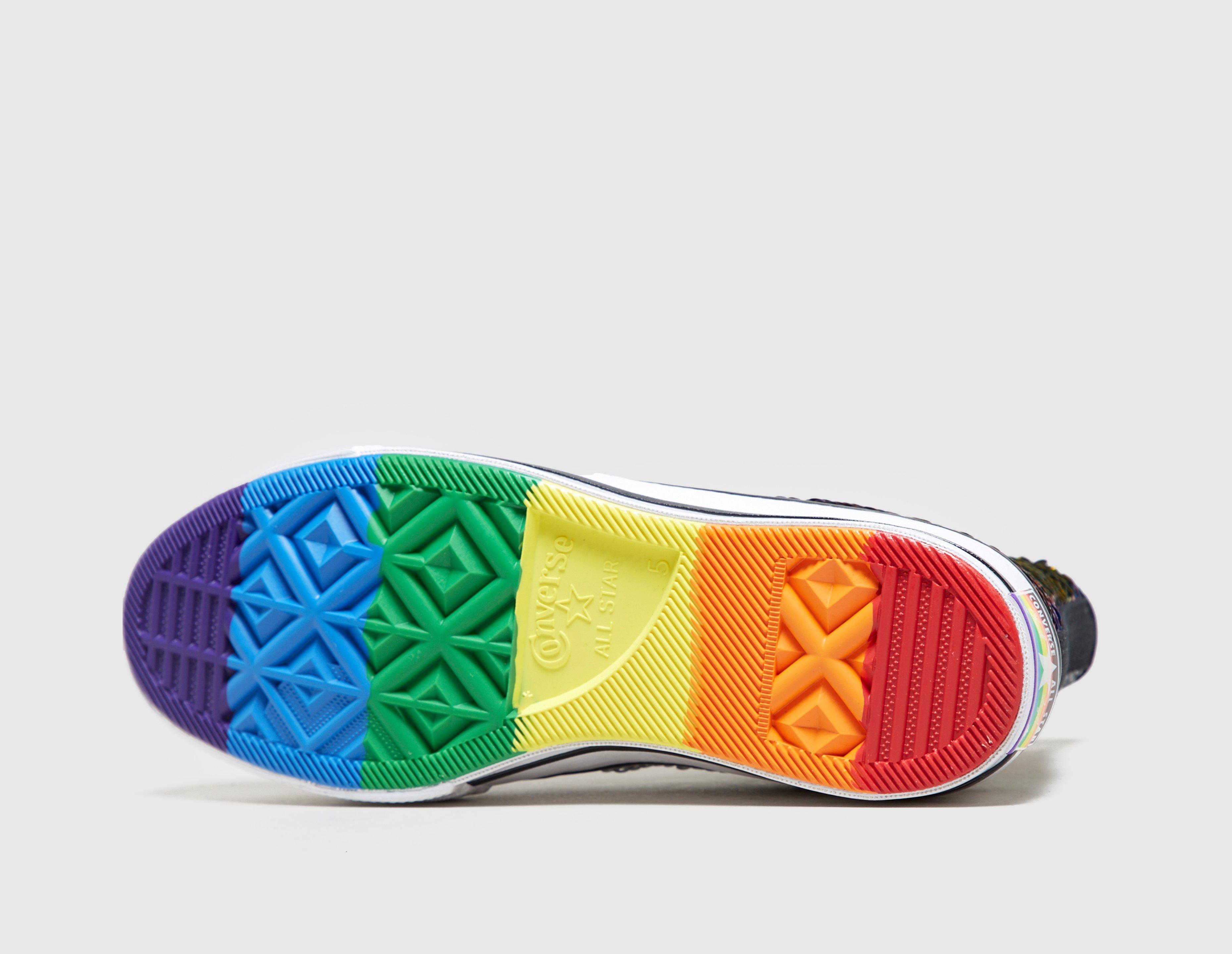 converse semelle multicolore