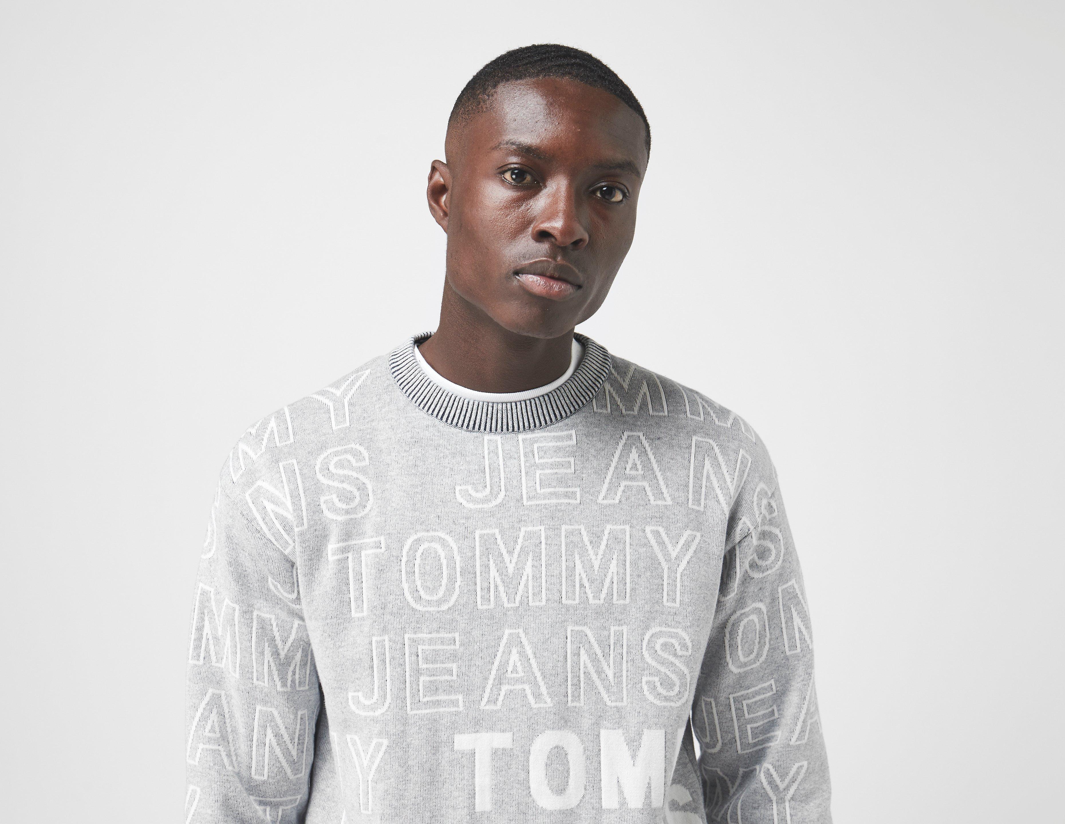 tommy jeans logo print sweatshirt