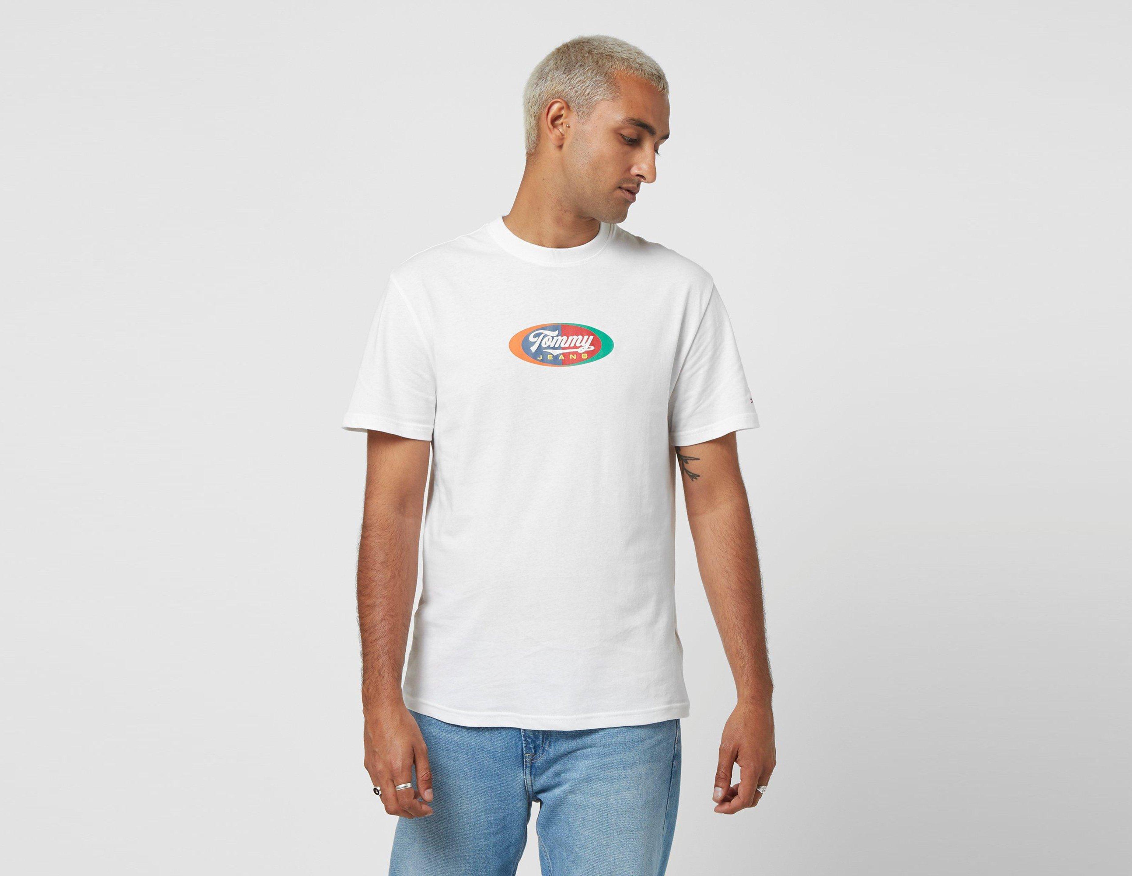 tommy jeans multi logo t shirt