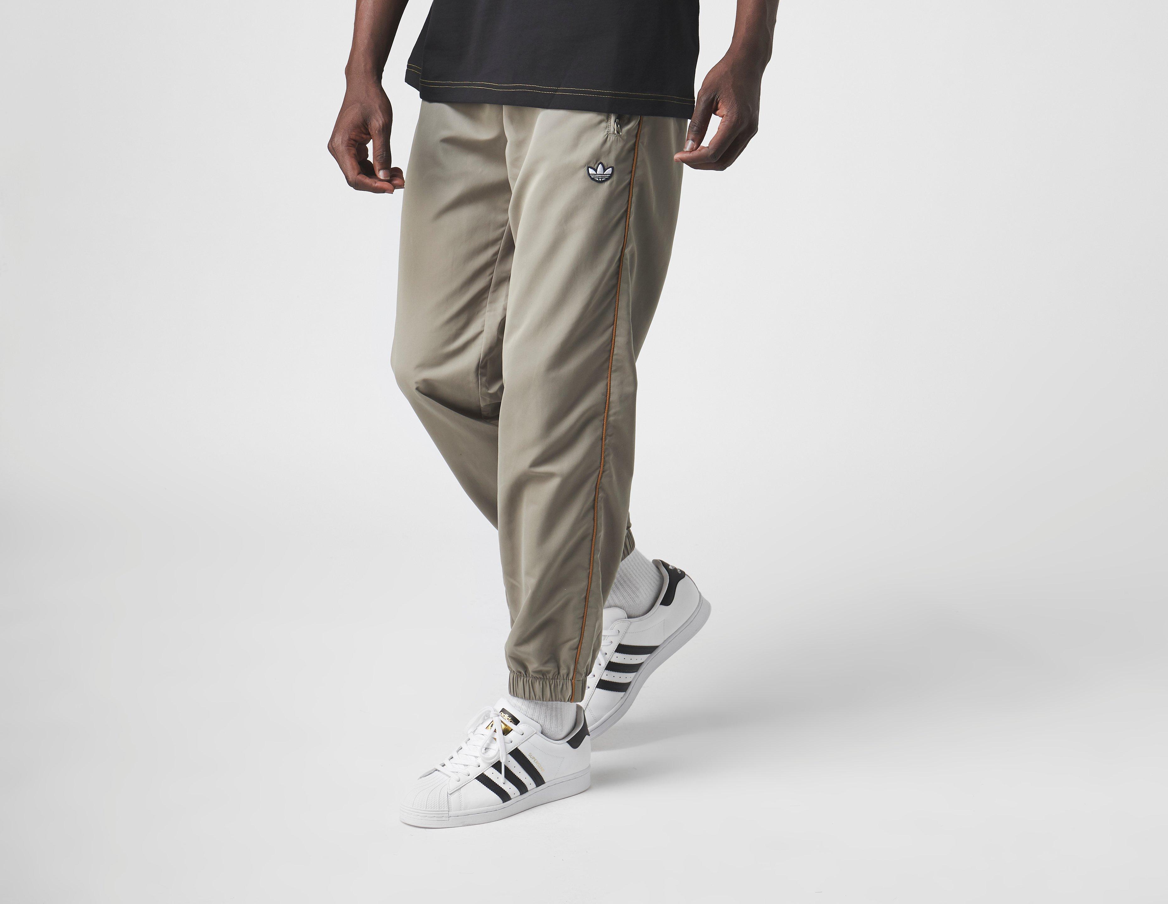 khaki adidas tracksuit bottoms