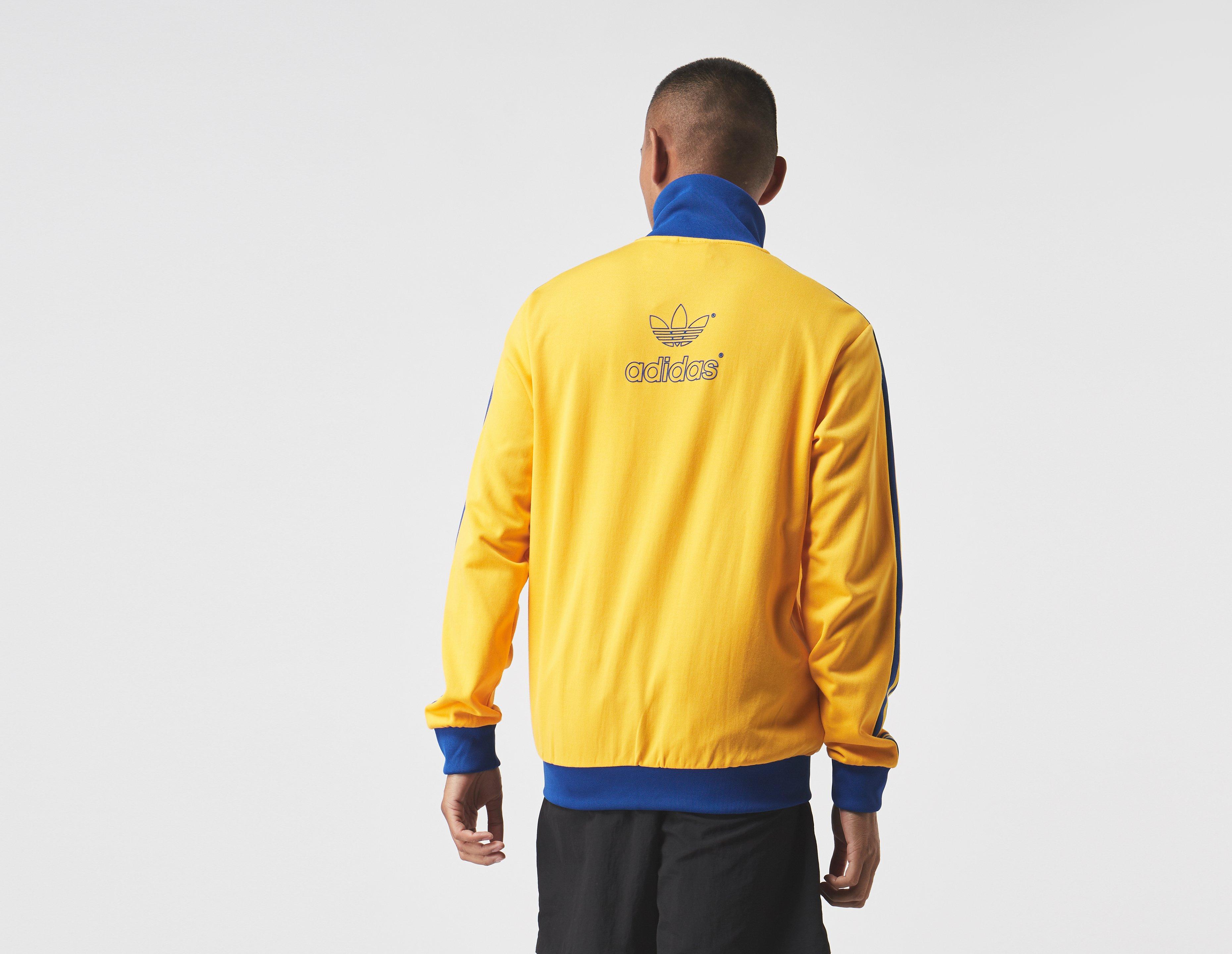 adidas yellow track top