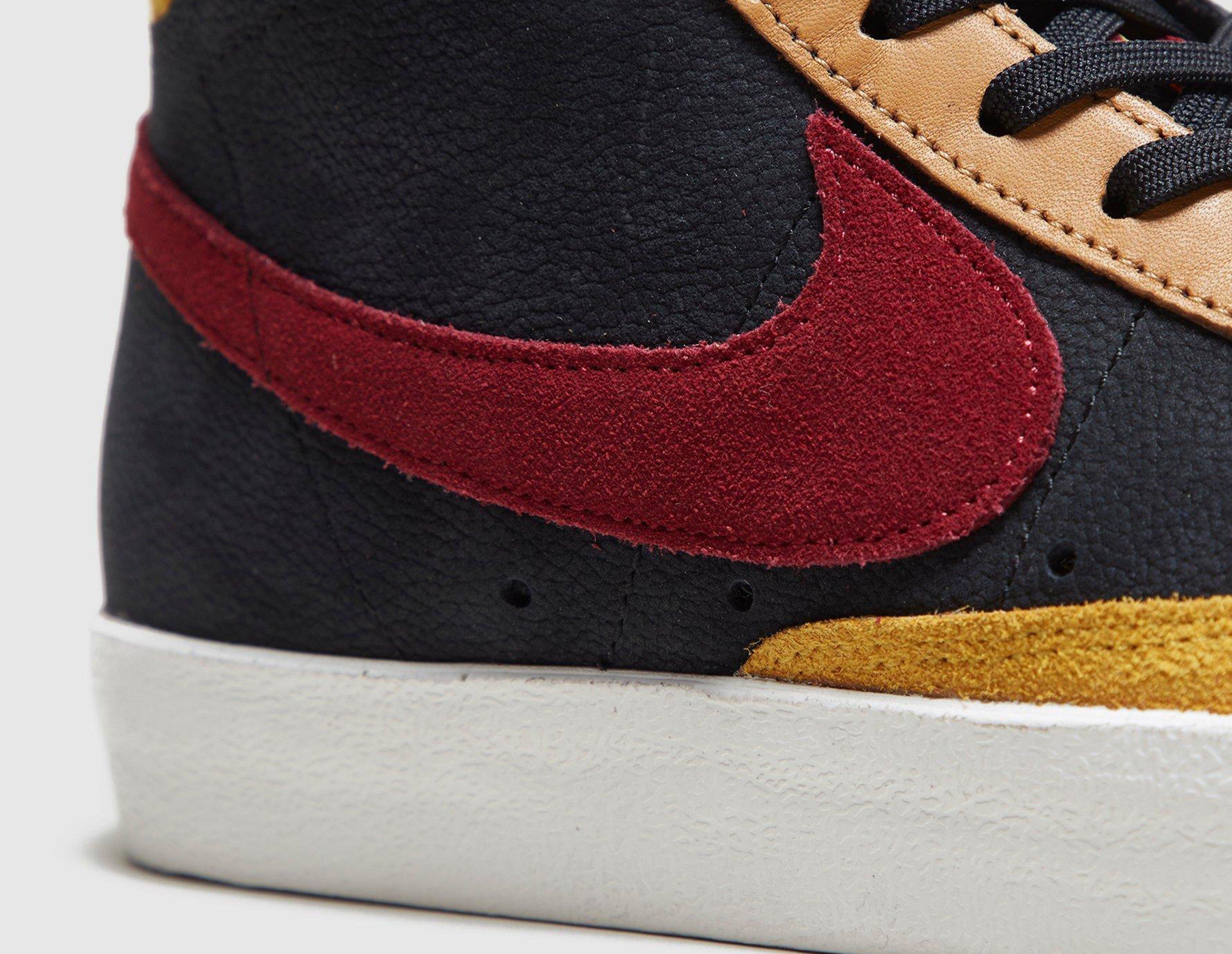 nike blazer mid womens burgundy