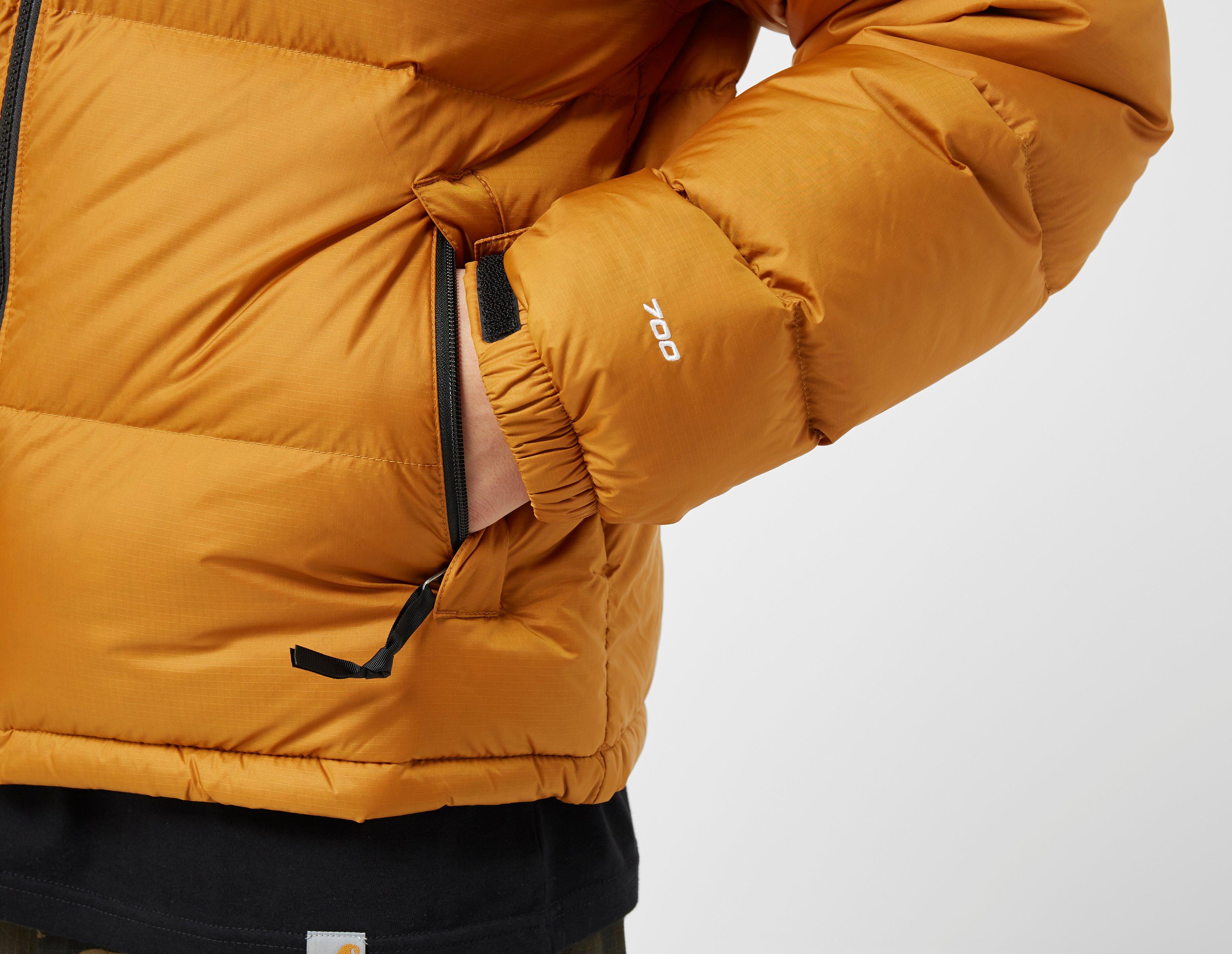 north face 1996 nuptse orange