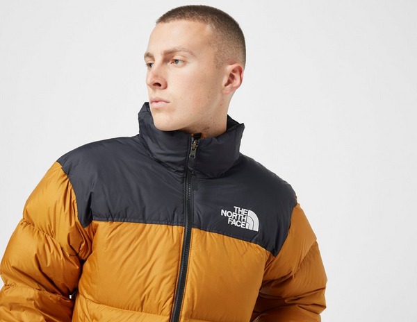 Orange The North Face Nuptse 1996 Down Jacket Size