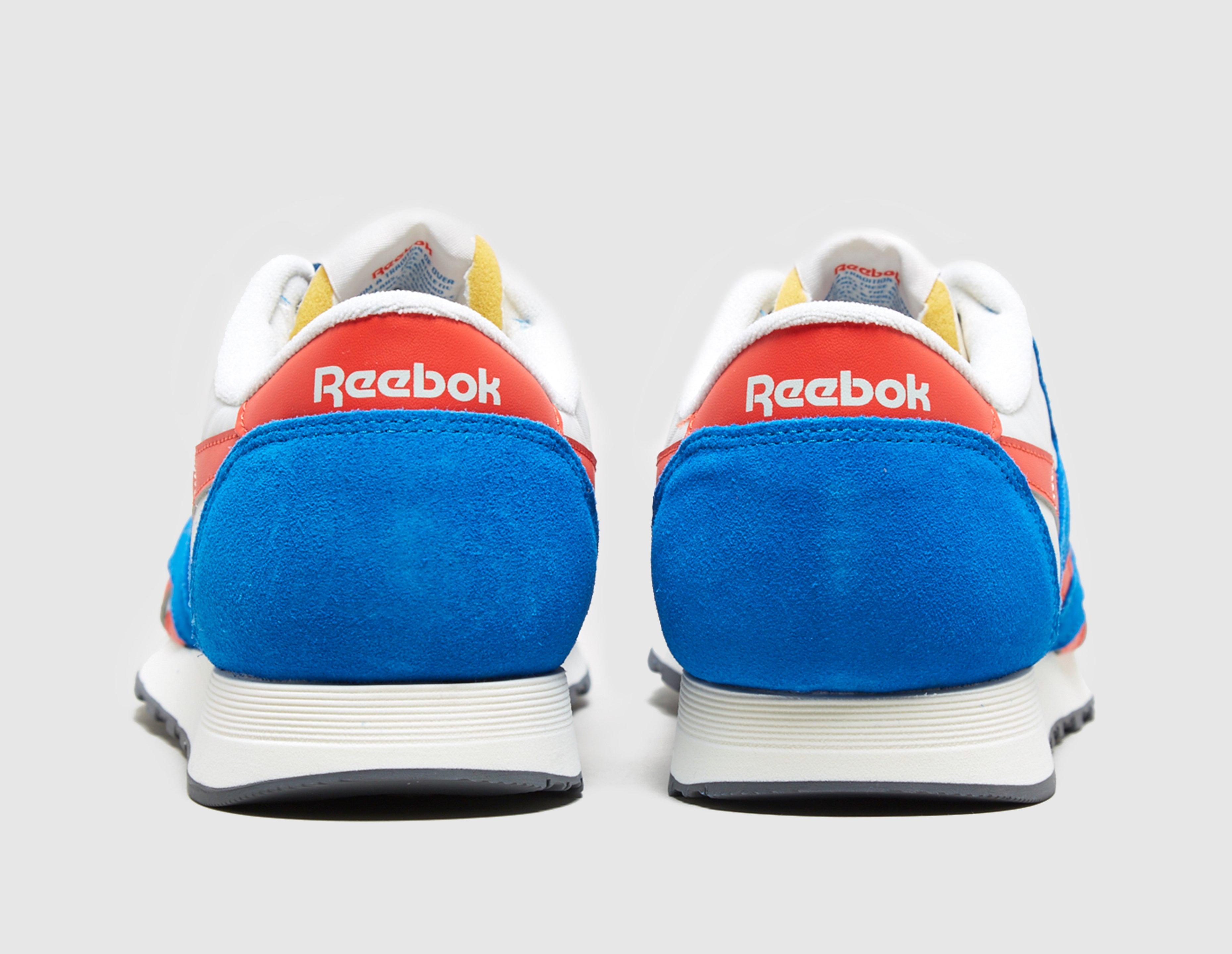 reebok classic nylon blu