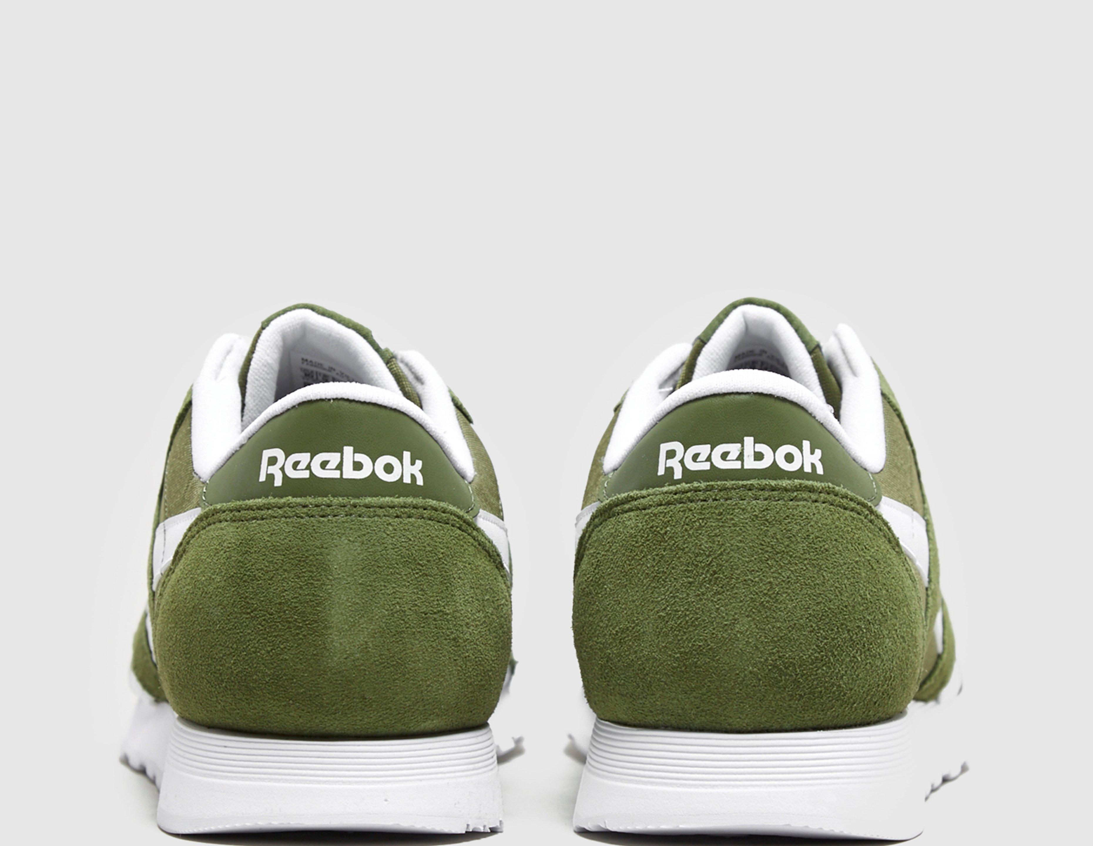 reebok classic nylon uomo verde