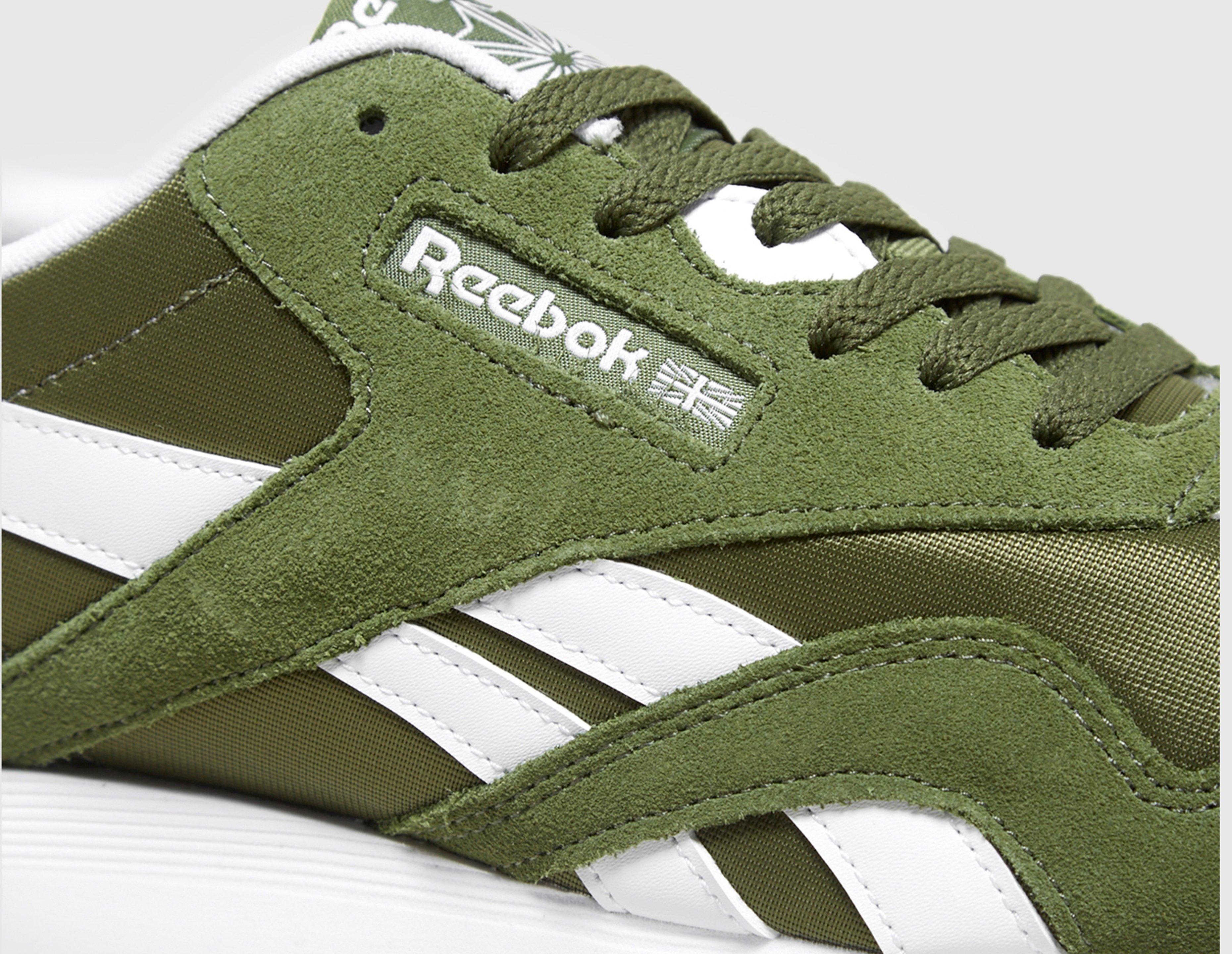 reebok classic nylon green