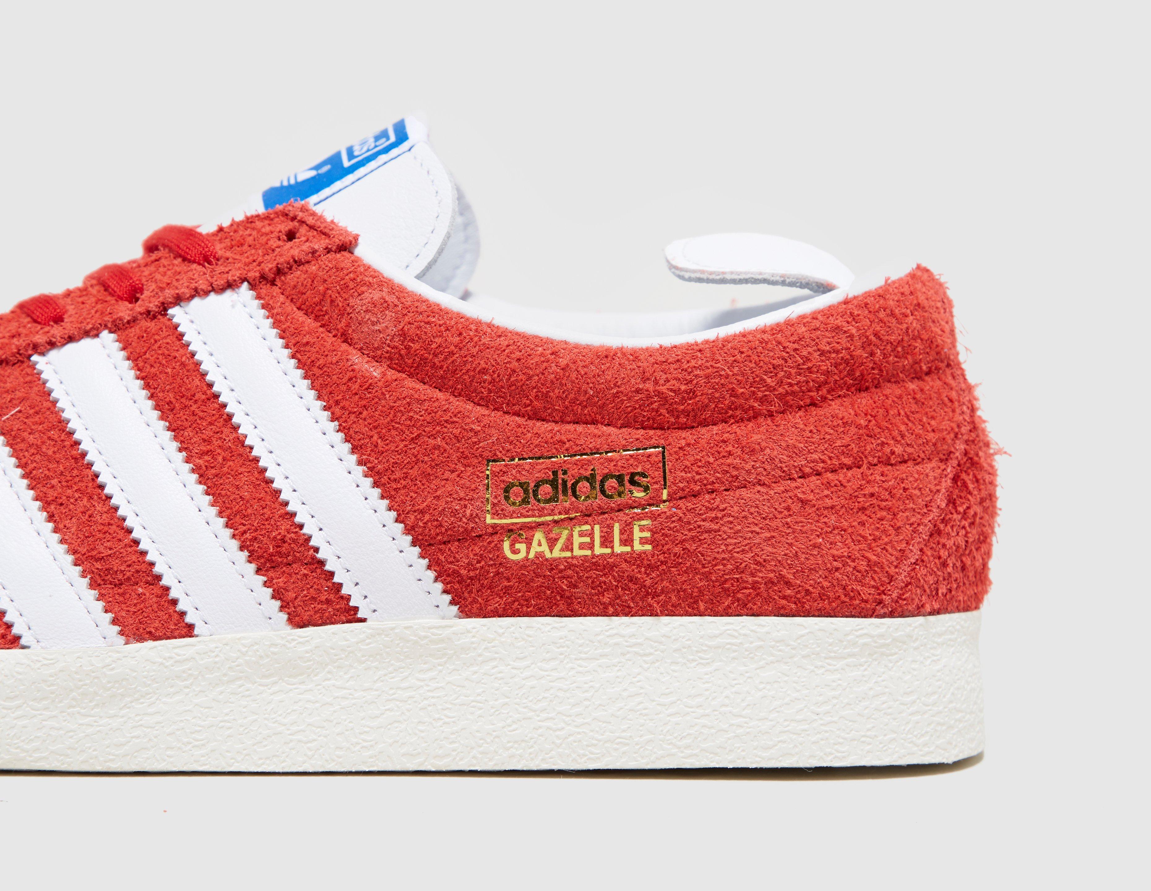 adidas gazelle vintage red