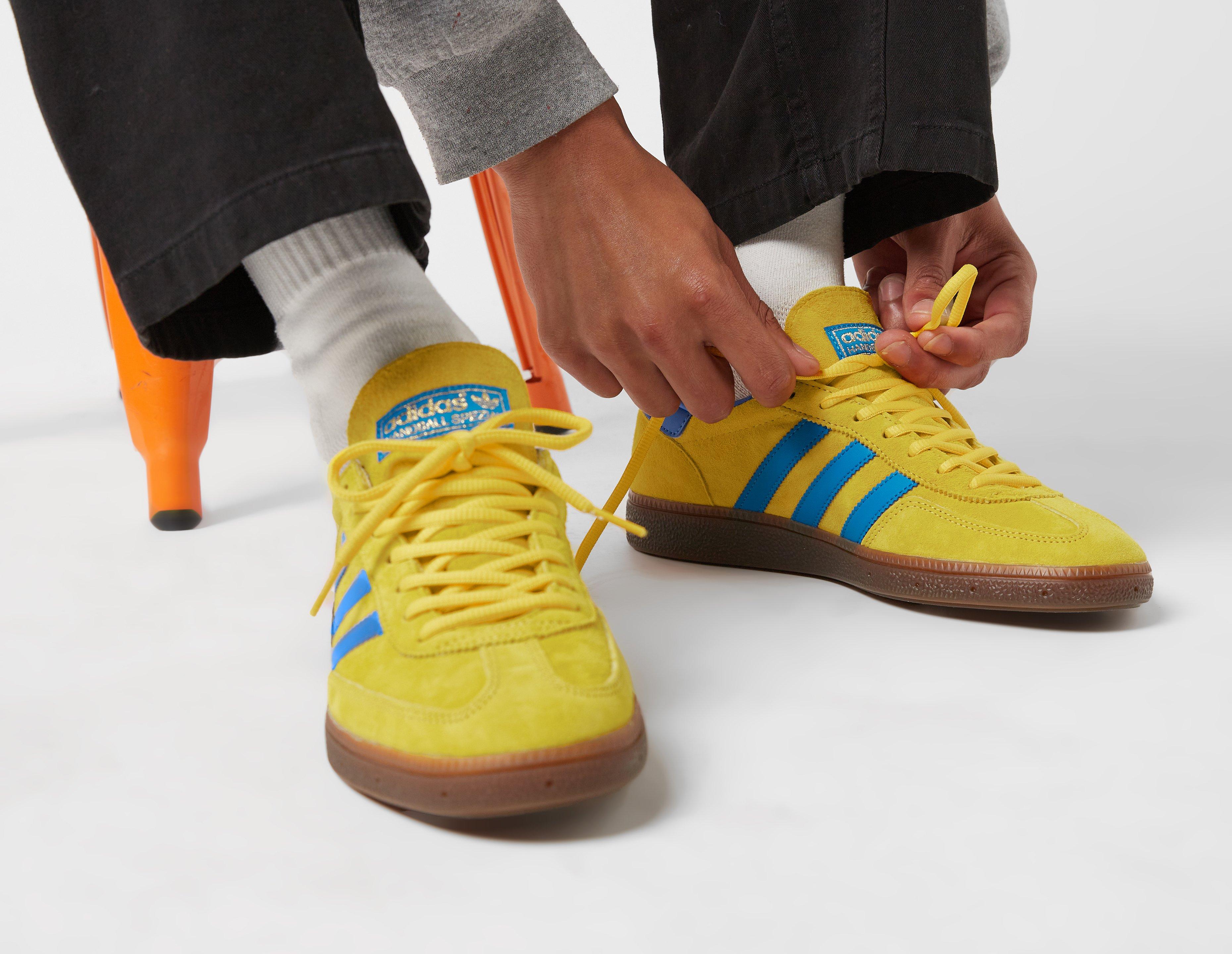 Adidas spezial shop yellow and blue