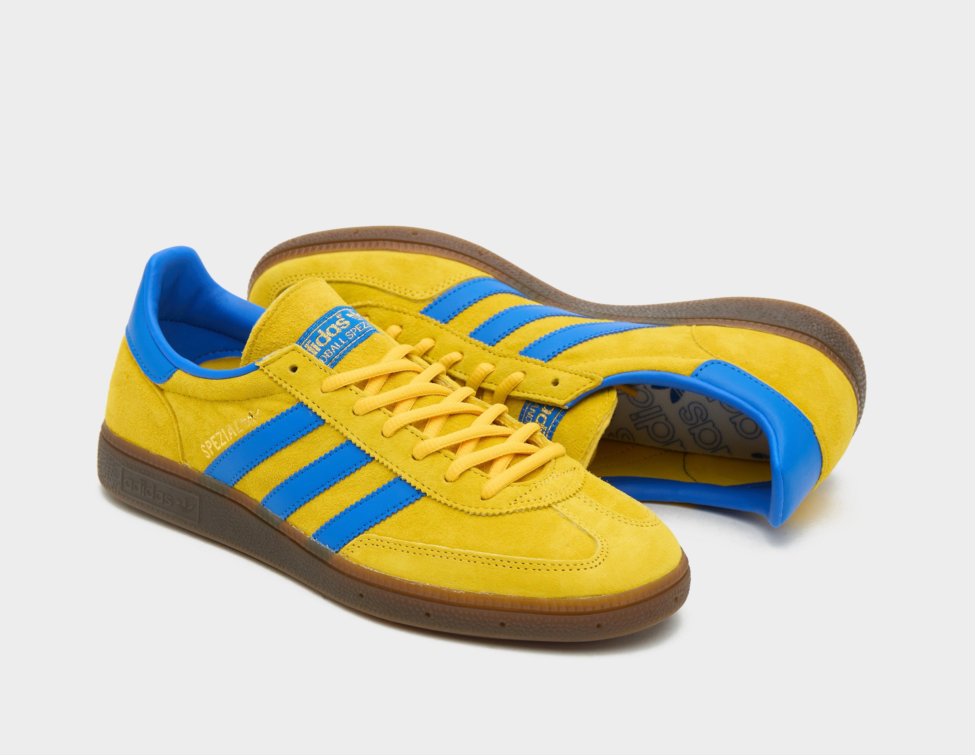 Adidas spezial deals yellow and blue