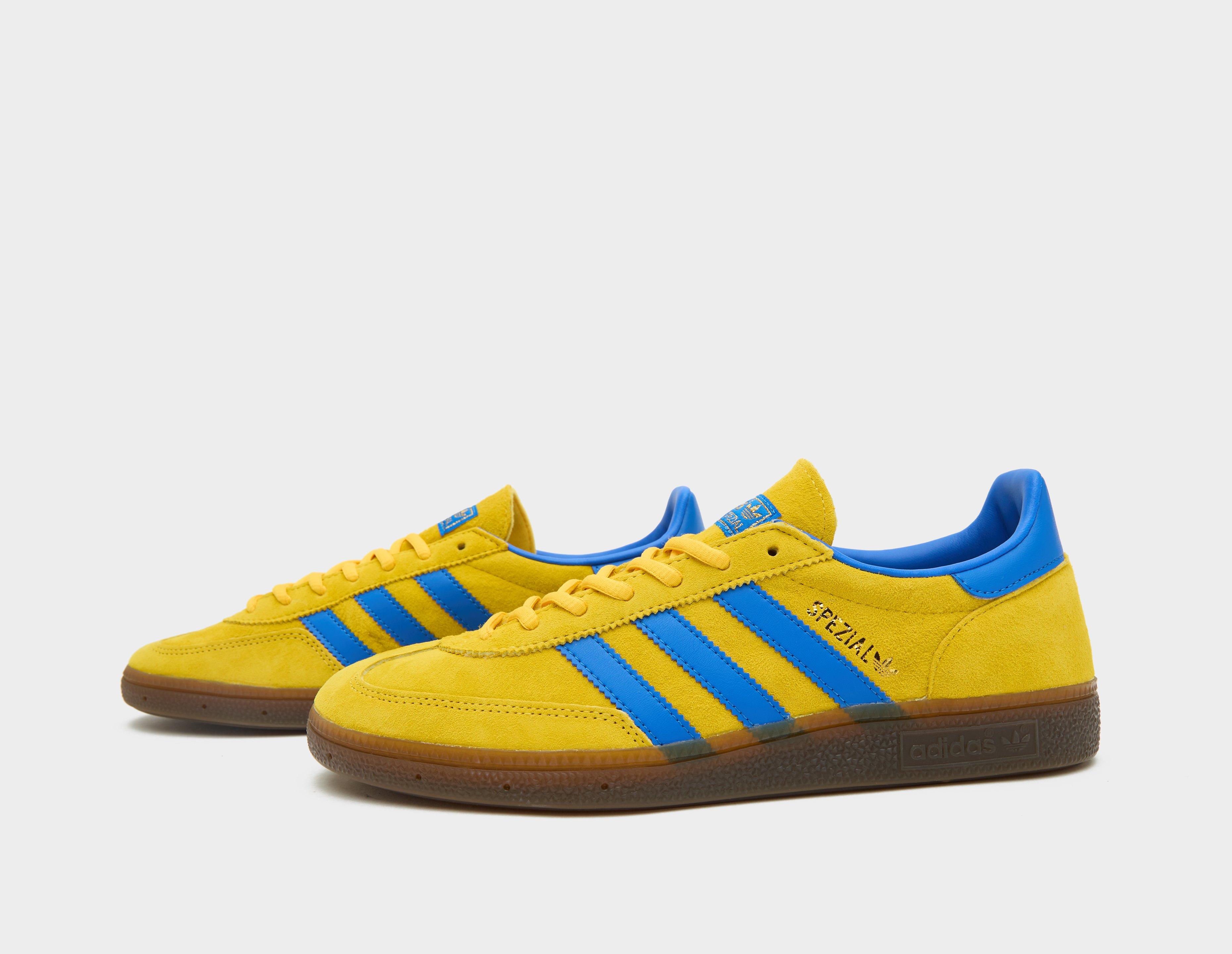 Adidas spezial store blue and yellow