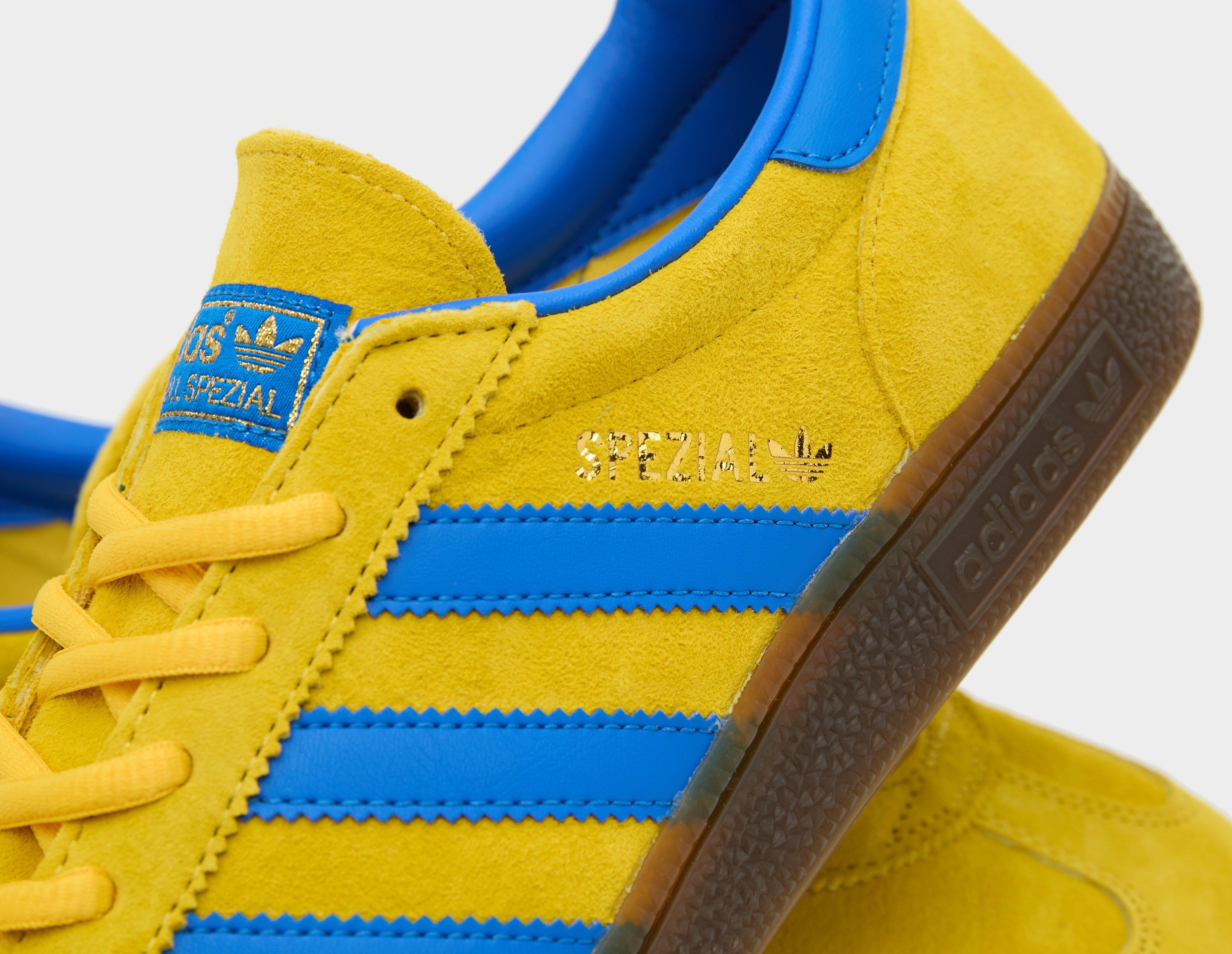 Adidas spezial blue hot sale and yellow