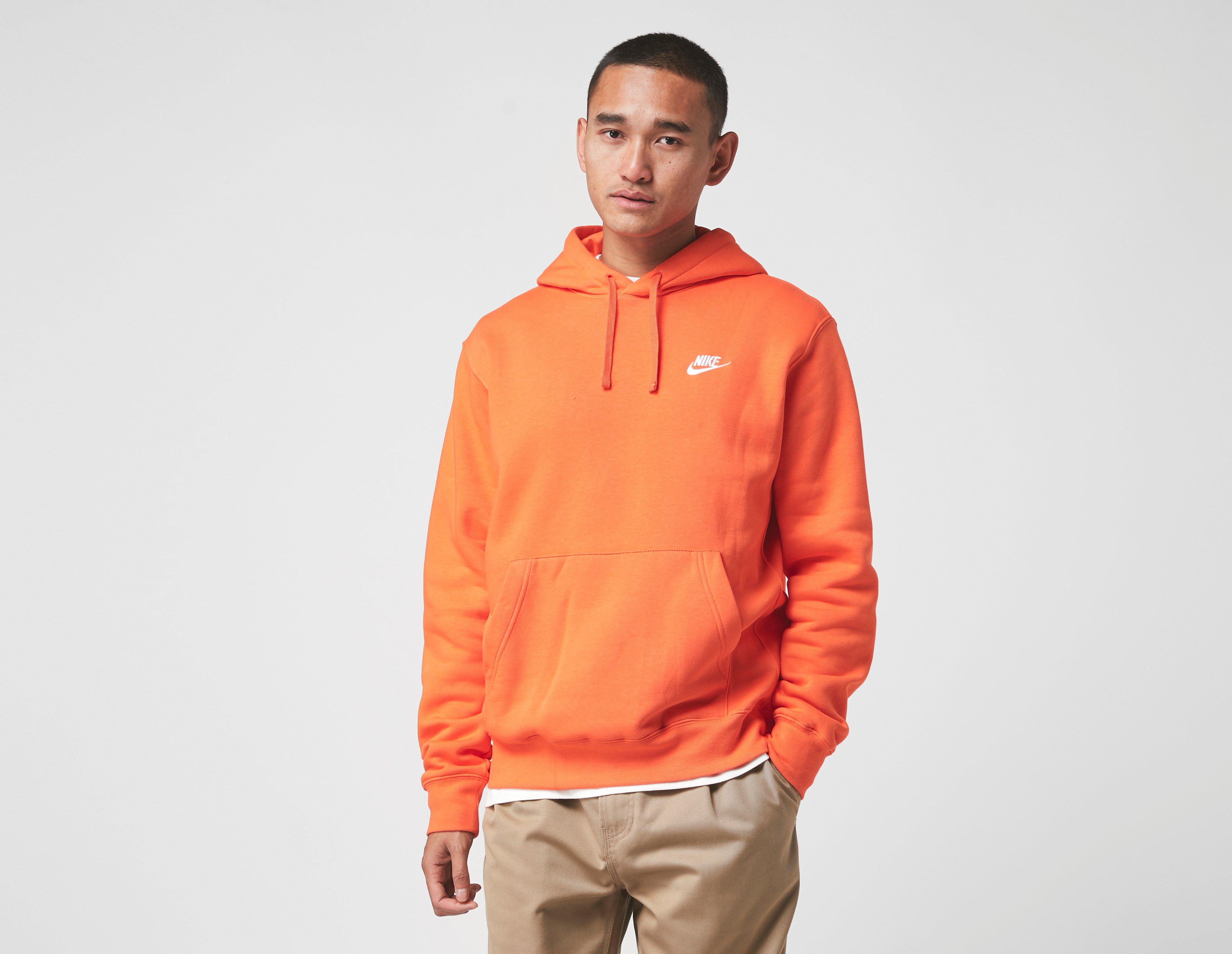 nike foundation hoodie orange
