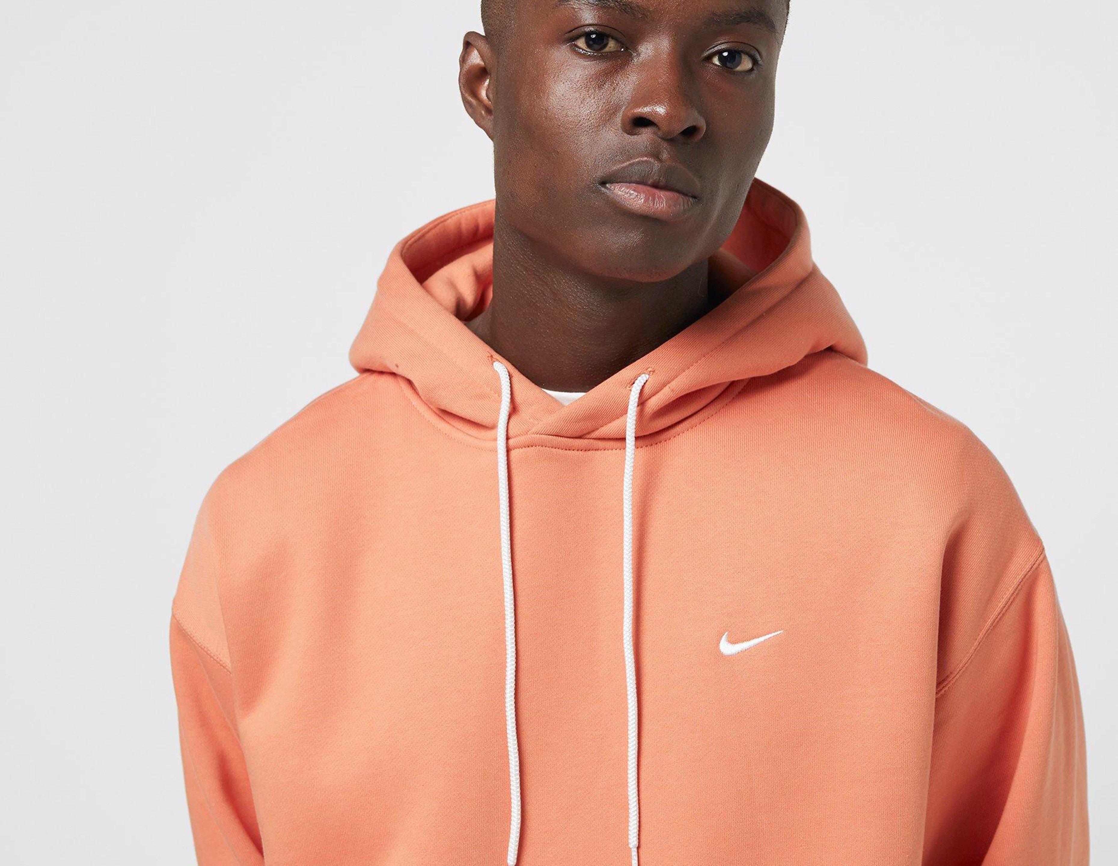 orange and grey nike hoodie