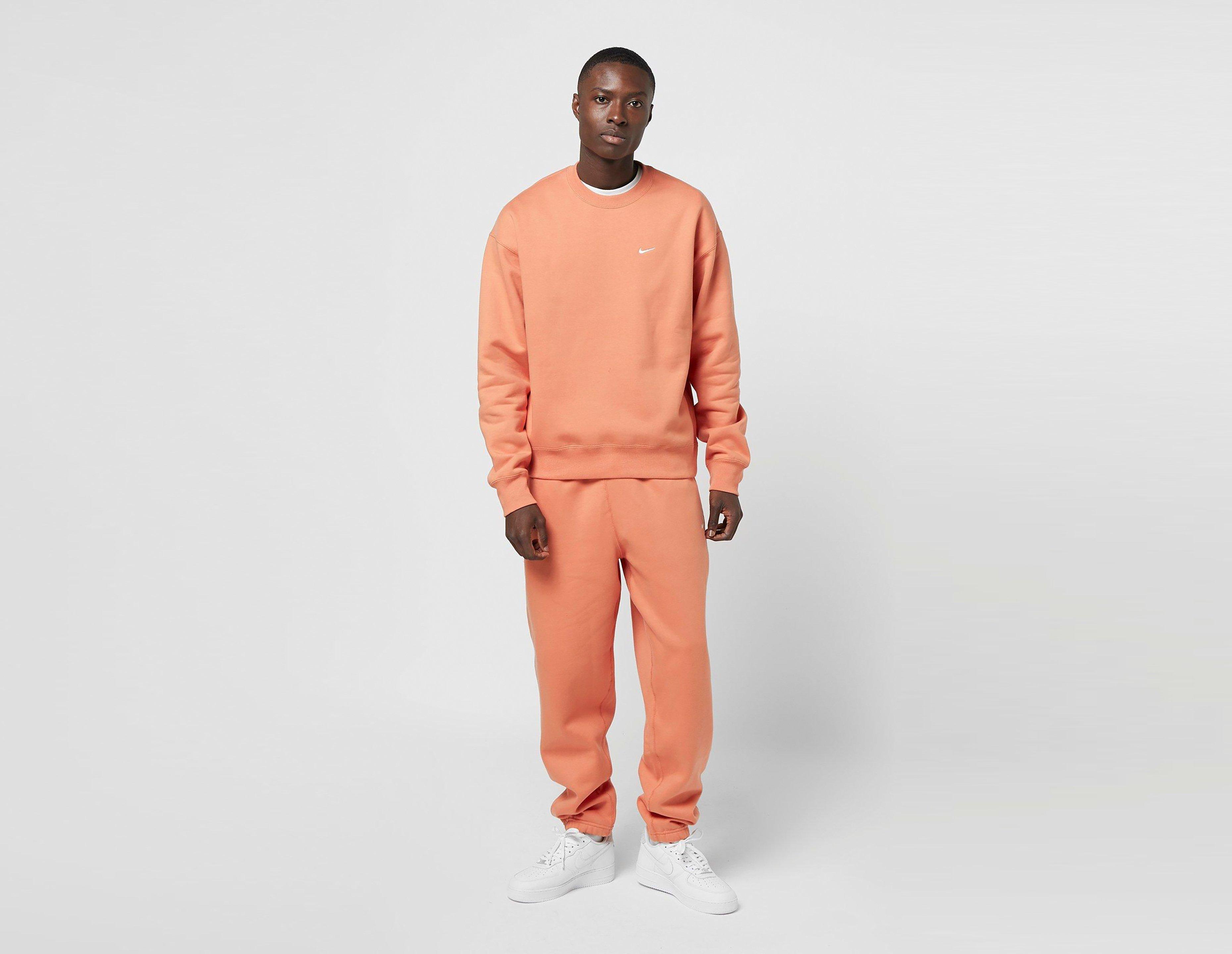 nike sweatsuit orange