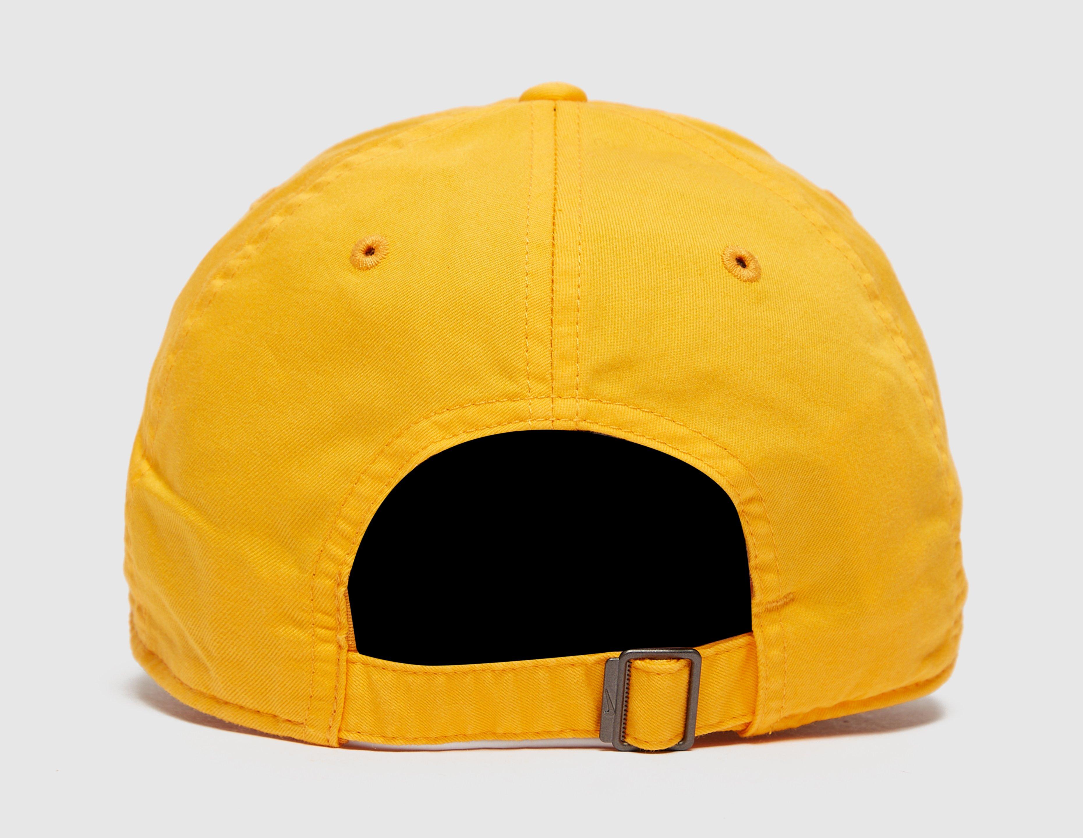 yellow nike cap