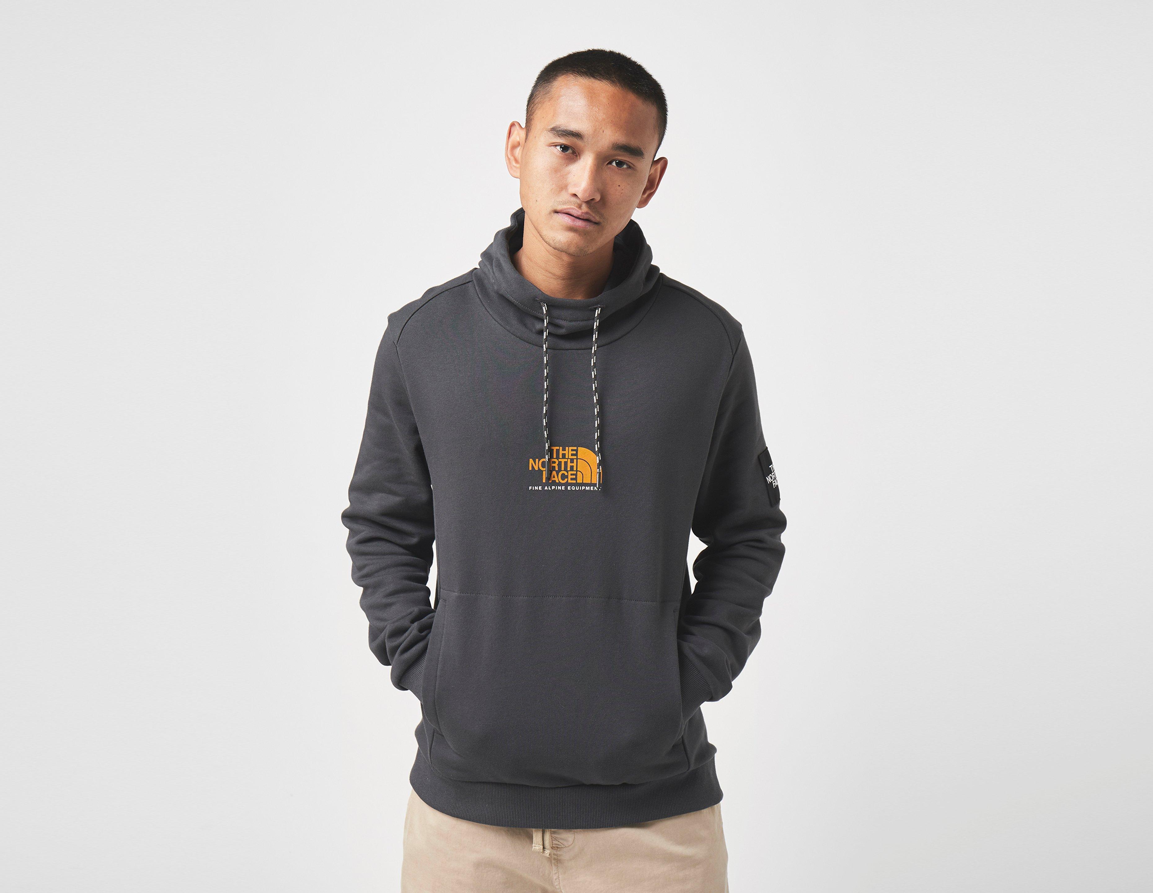 grey hoodie north face