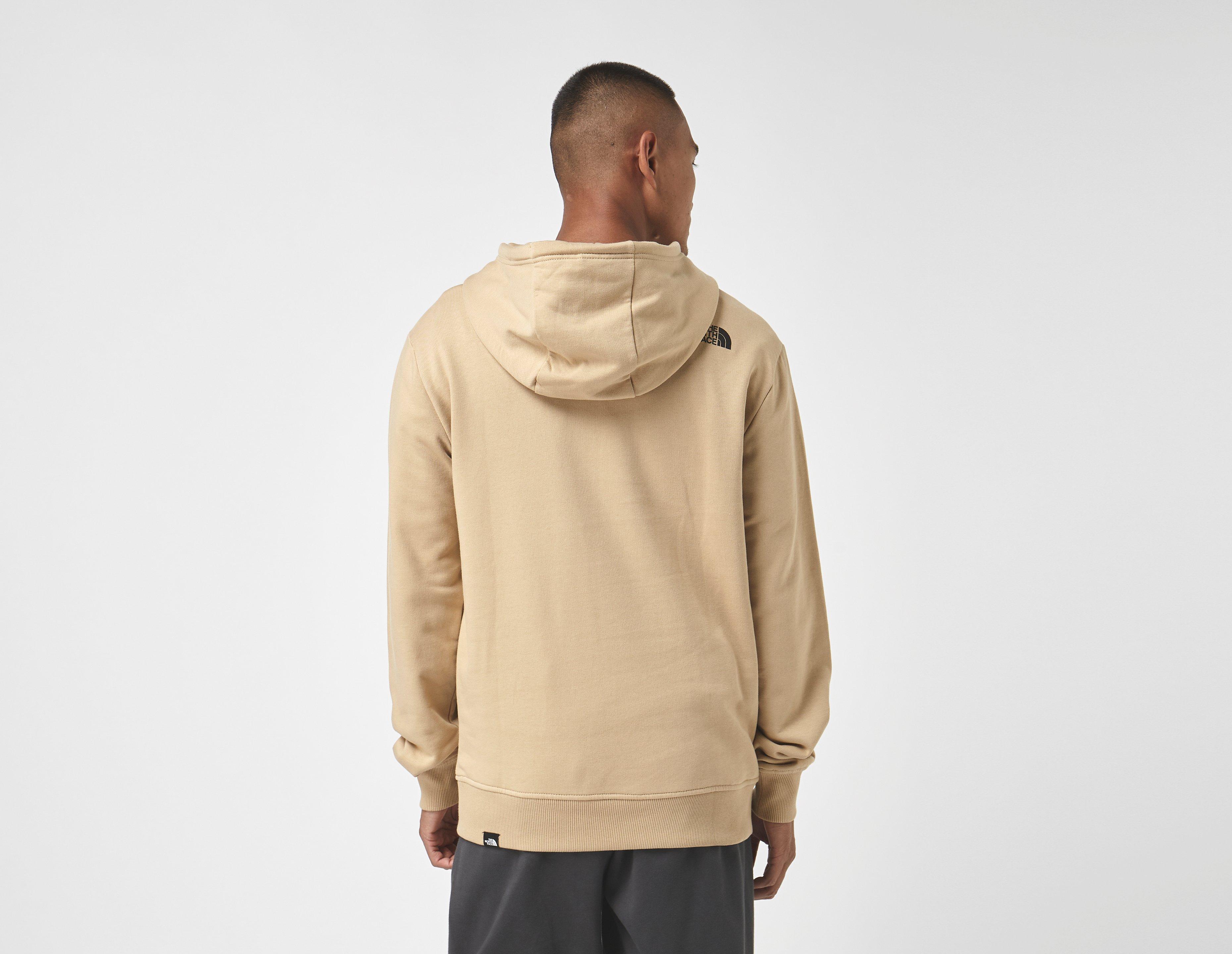 tan north face hoodie