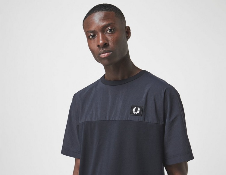 Fred Perry Woven Panel Short Sleeve T-Shirt