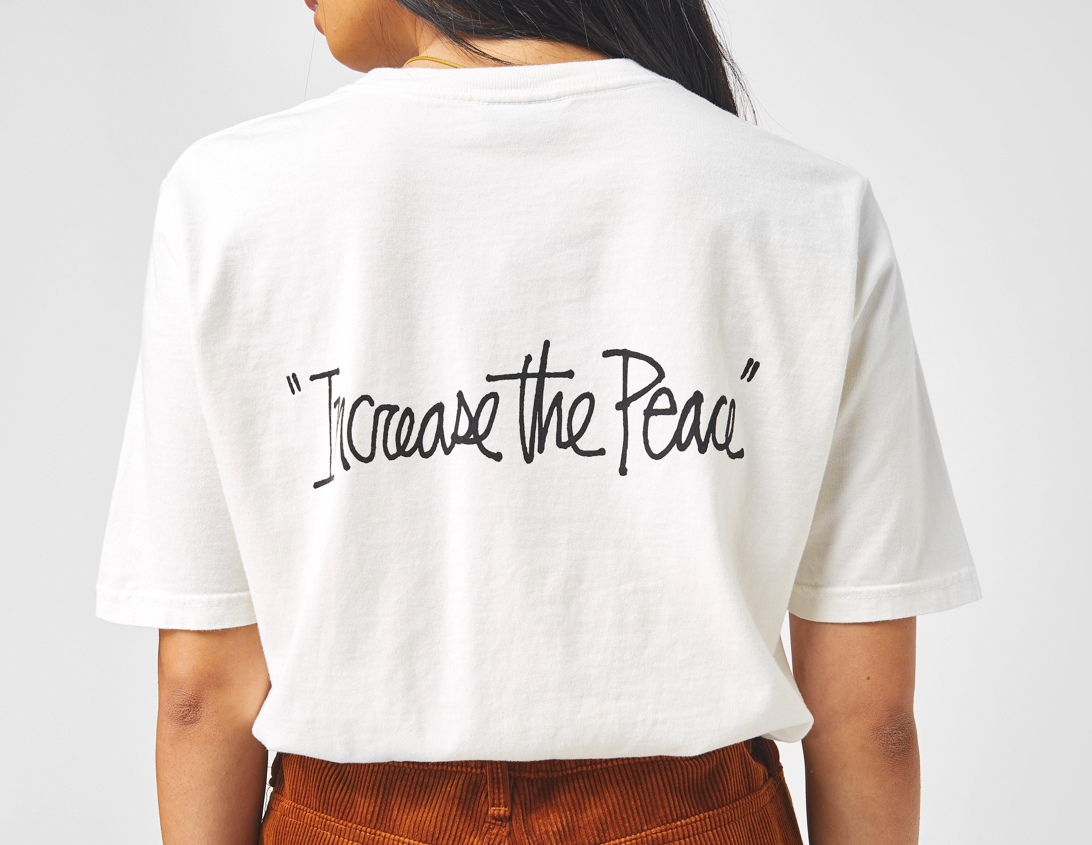 stussy increase the peace t shirt