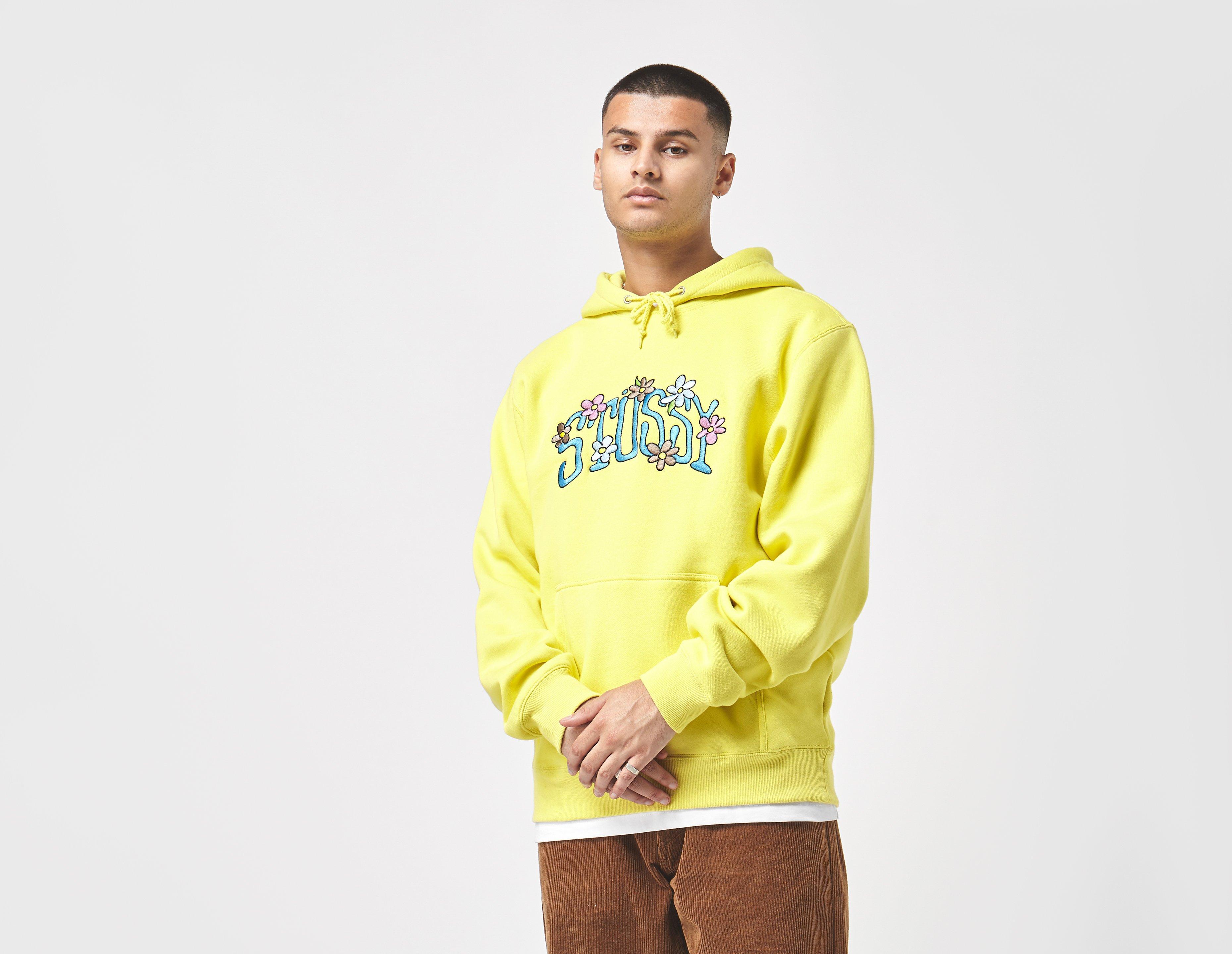 yellow stussy hoodie