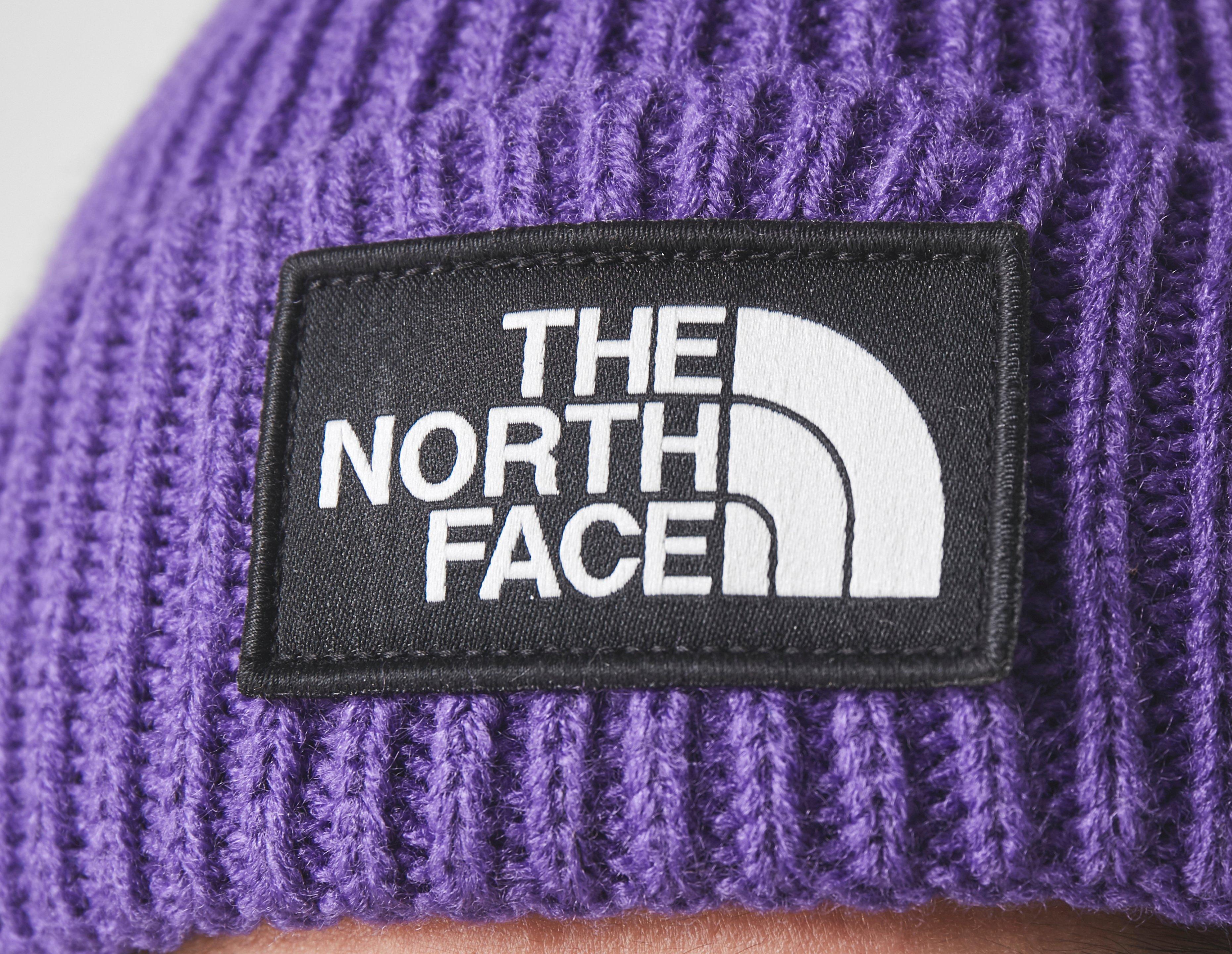 north face purple beanie