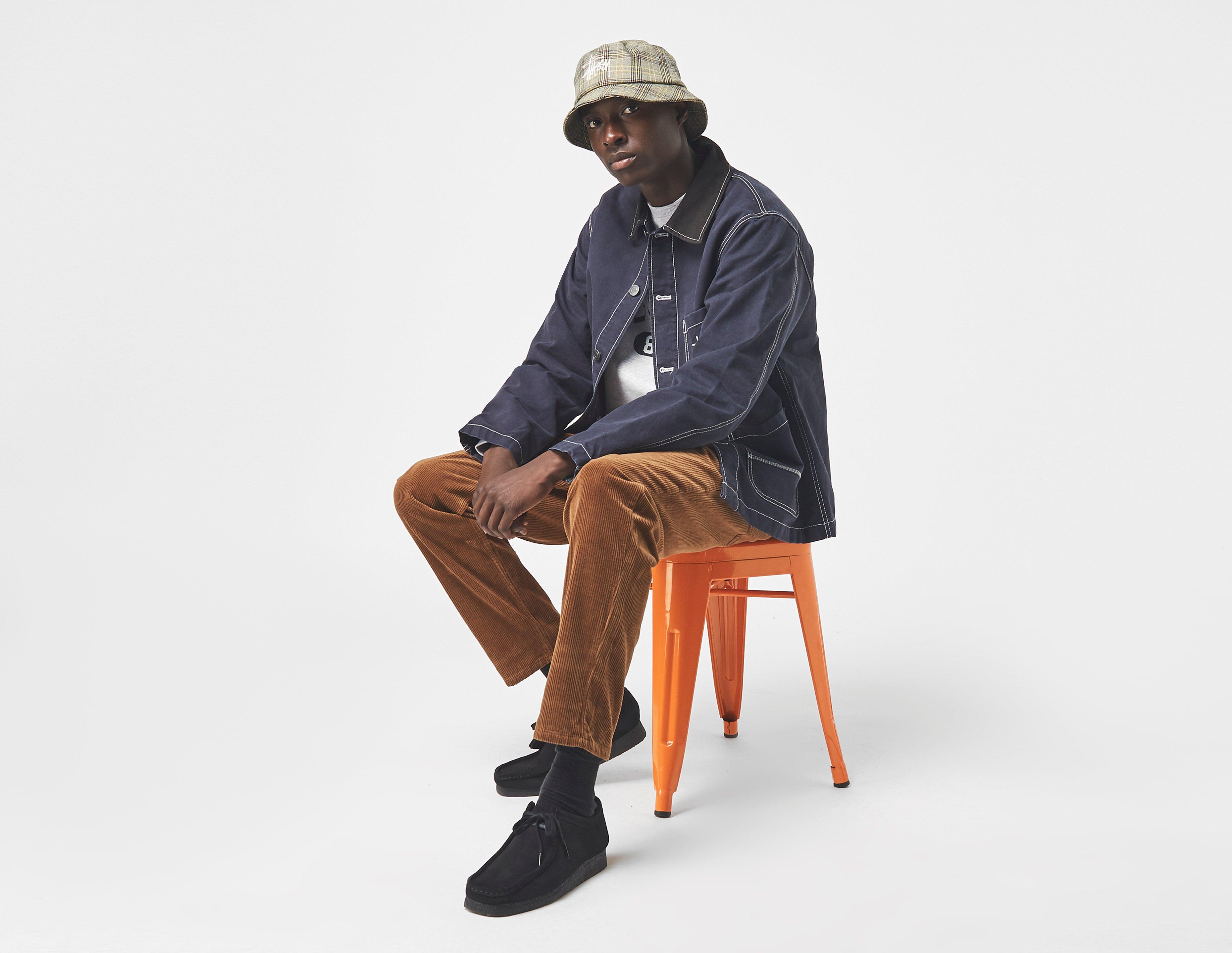 stussy big logo bucket hat