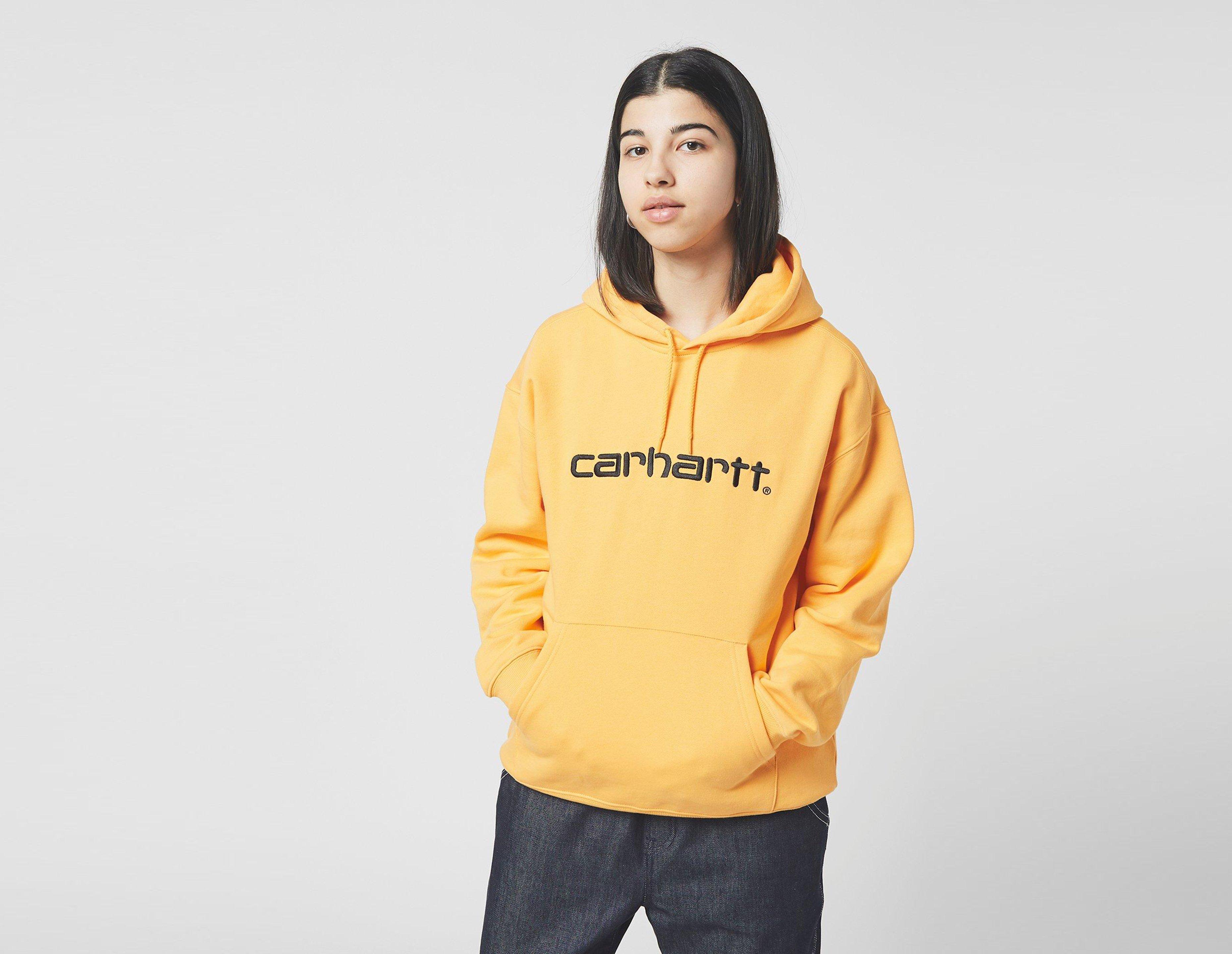 carhartt wip orange hoodie