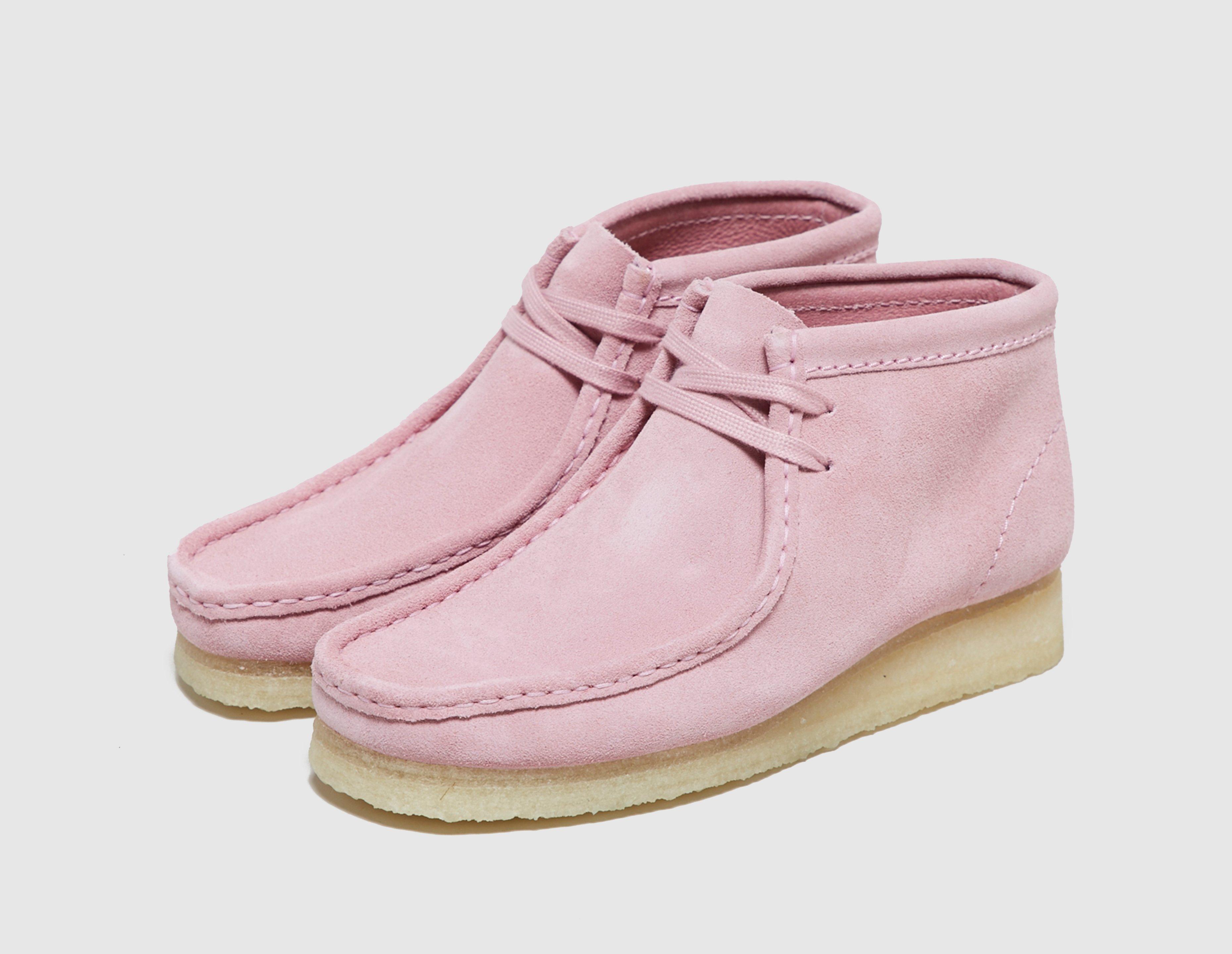 Pink Clarks Originals Wallabee Boot 