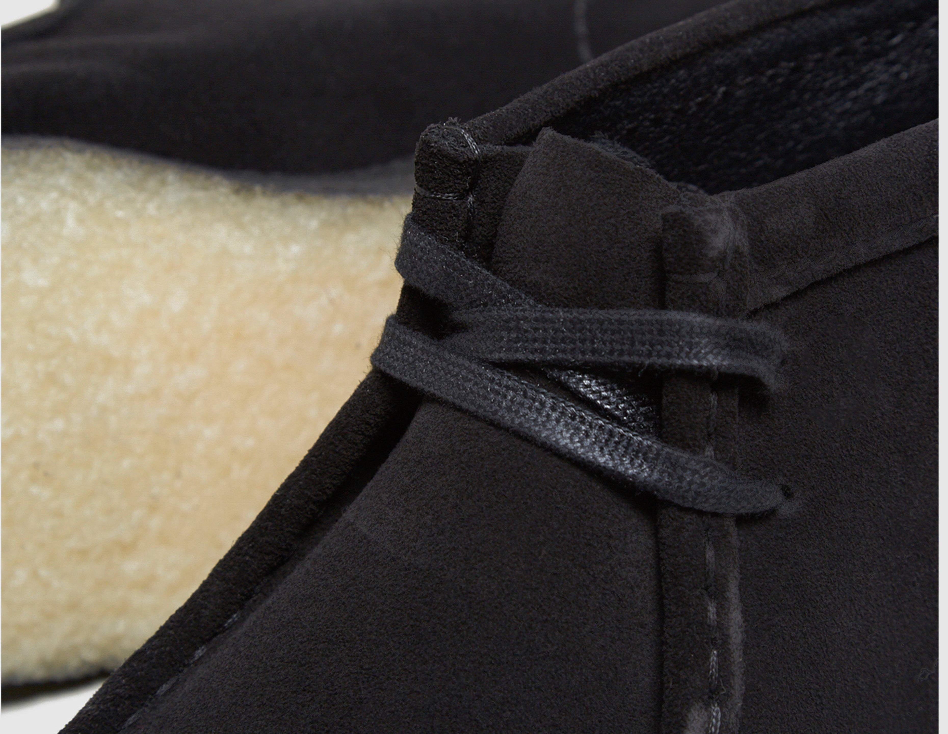 Black Clarks Originals Wallabee Boot Women's | size?