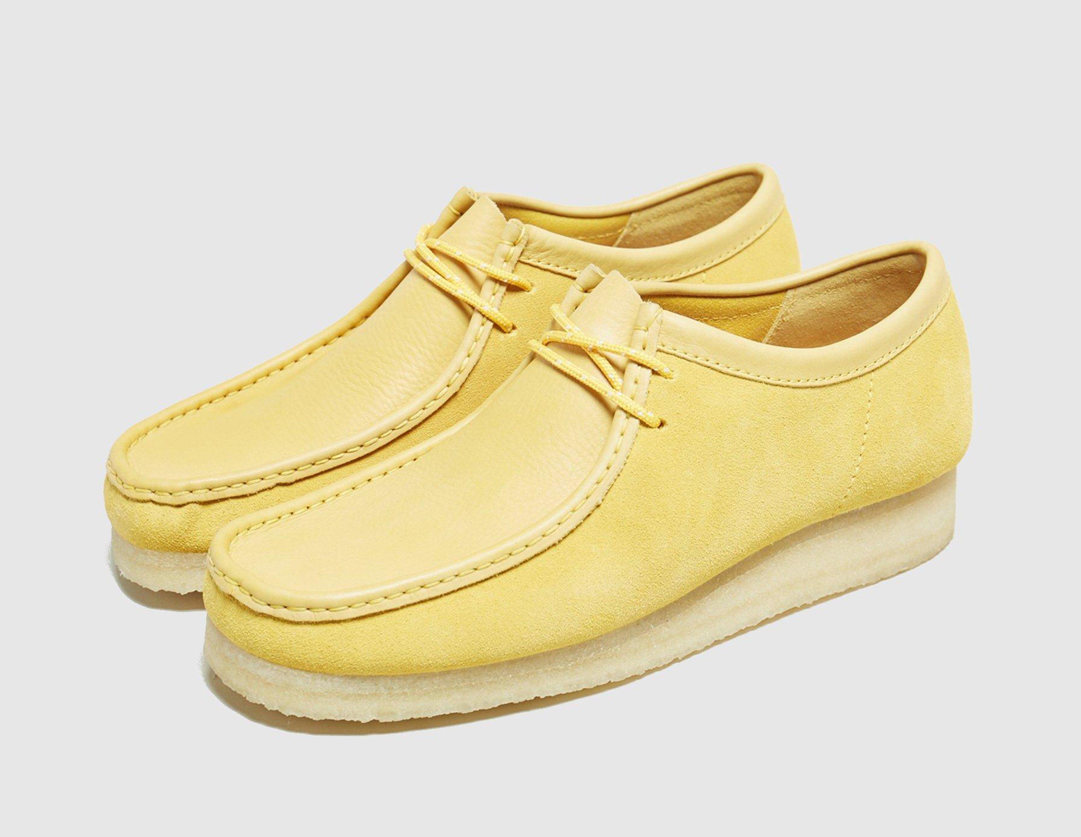 clarks wallabee yellow