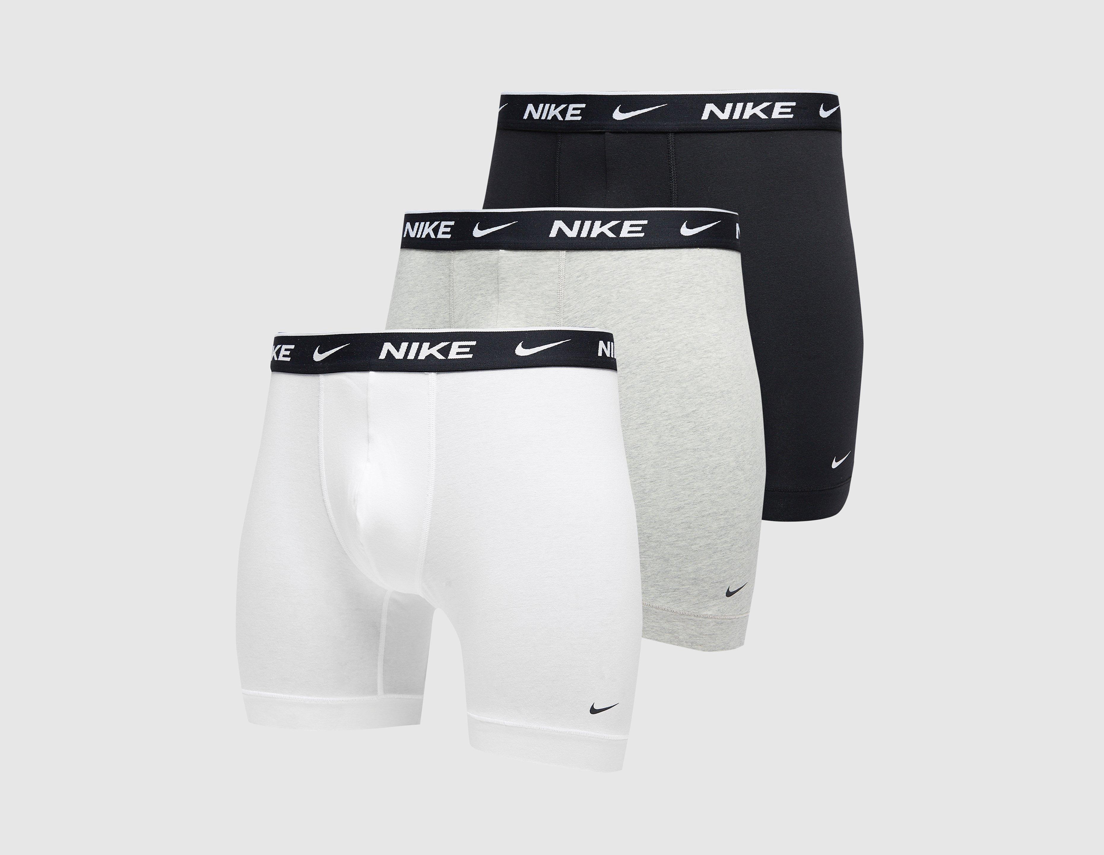 White Nike 3 Pack Boxers | size?
