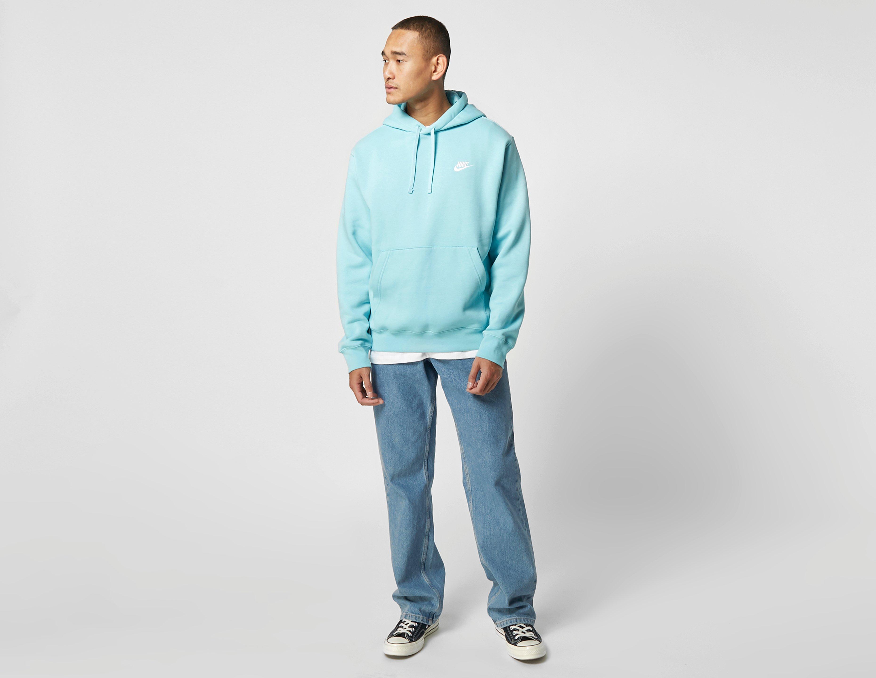 nike foundation overhead hoodie blue