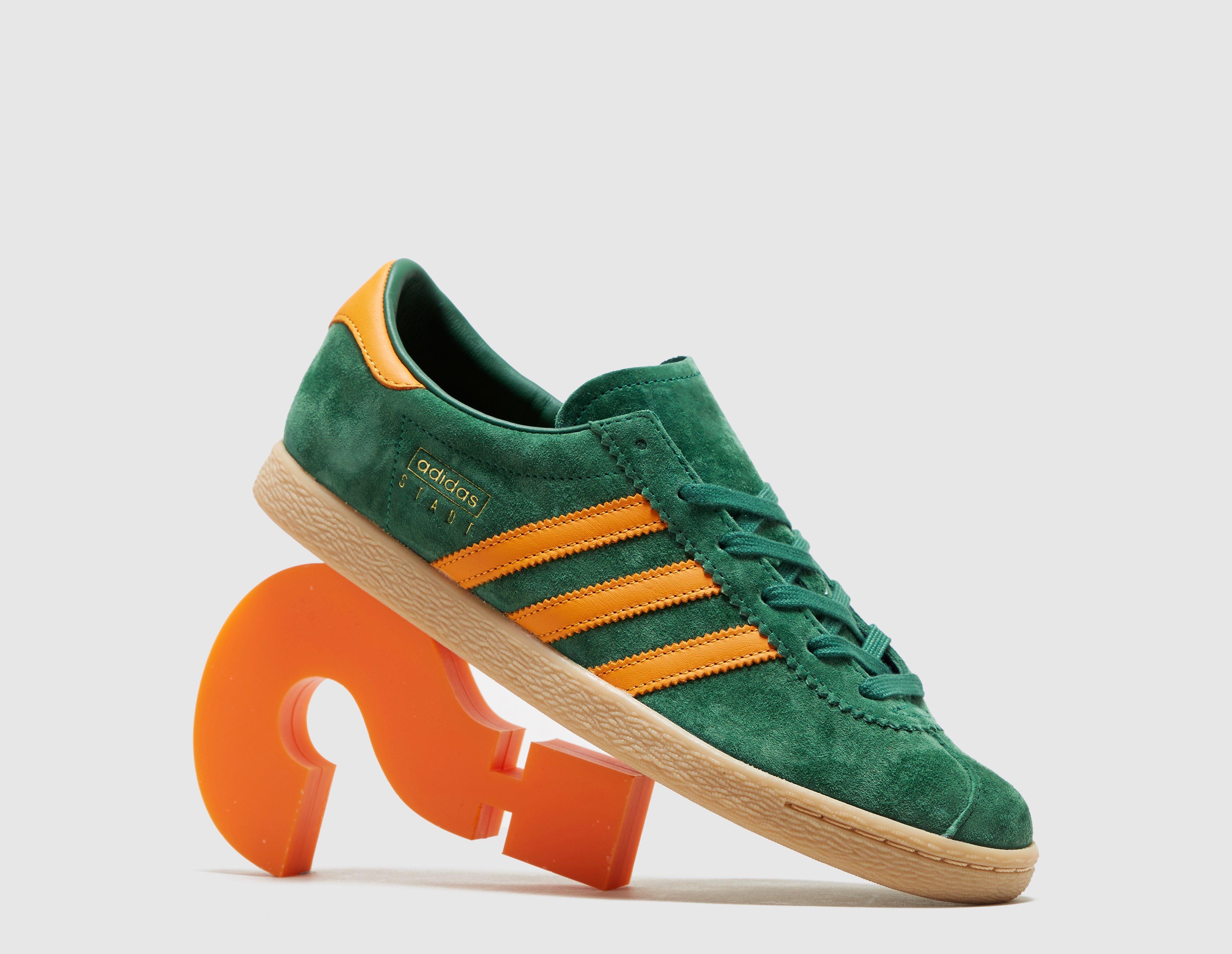 green and orange adidas