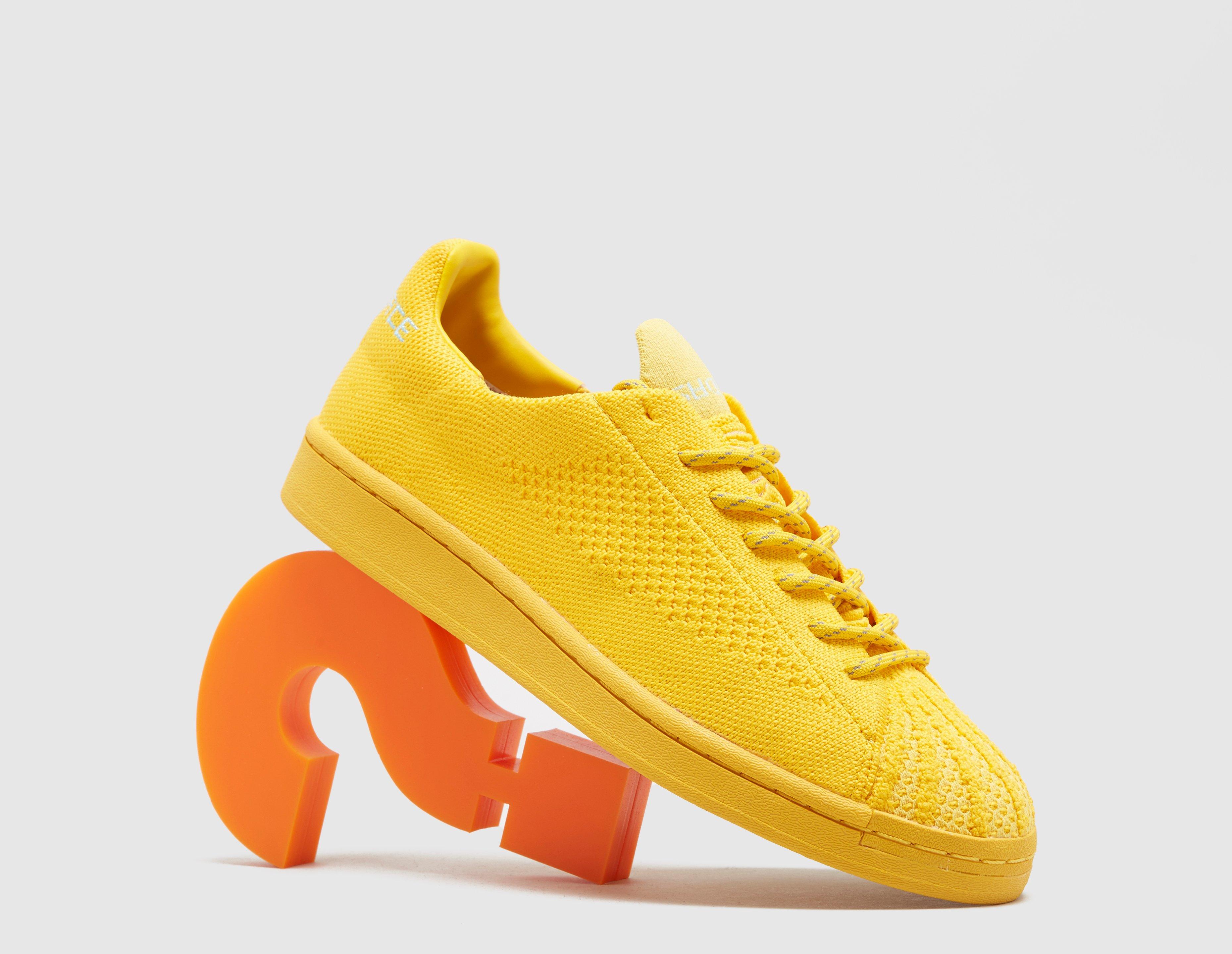 superstar primeknit mens yellow