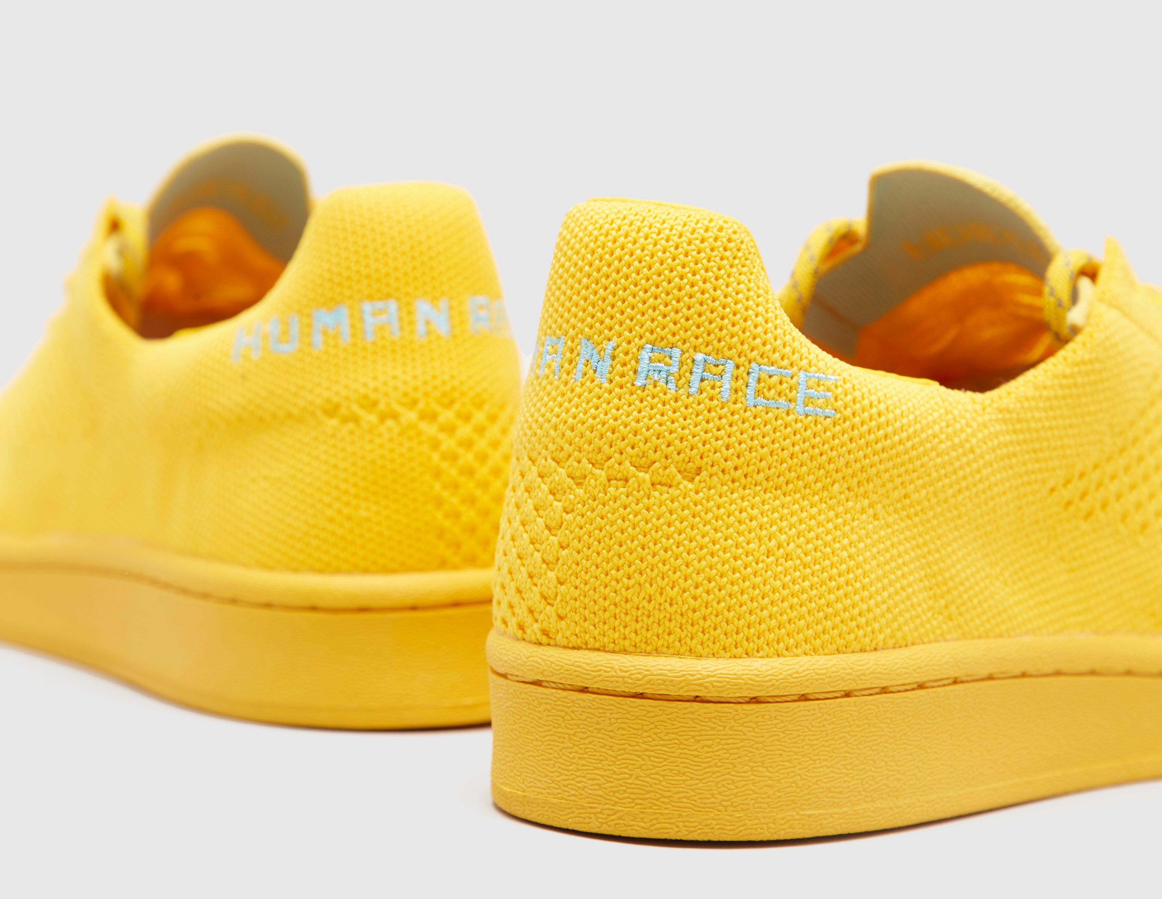 superstar primeknit mens yellow