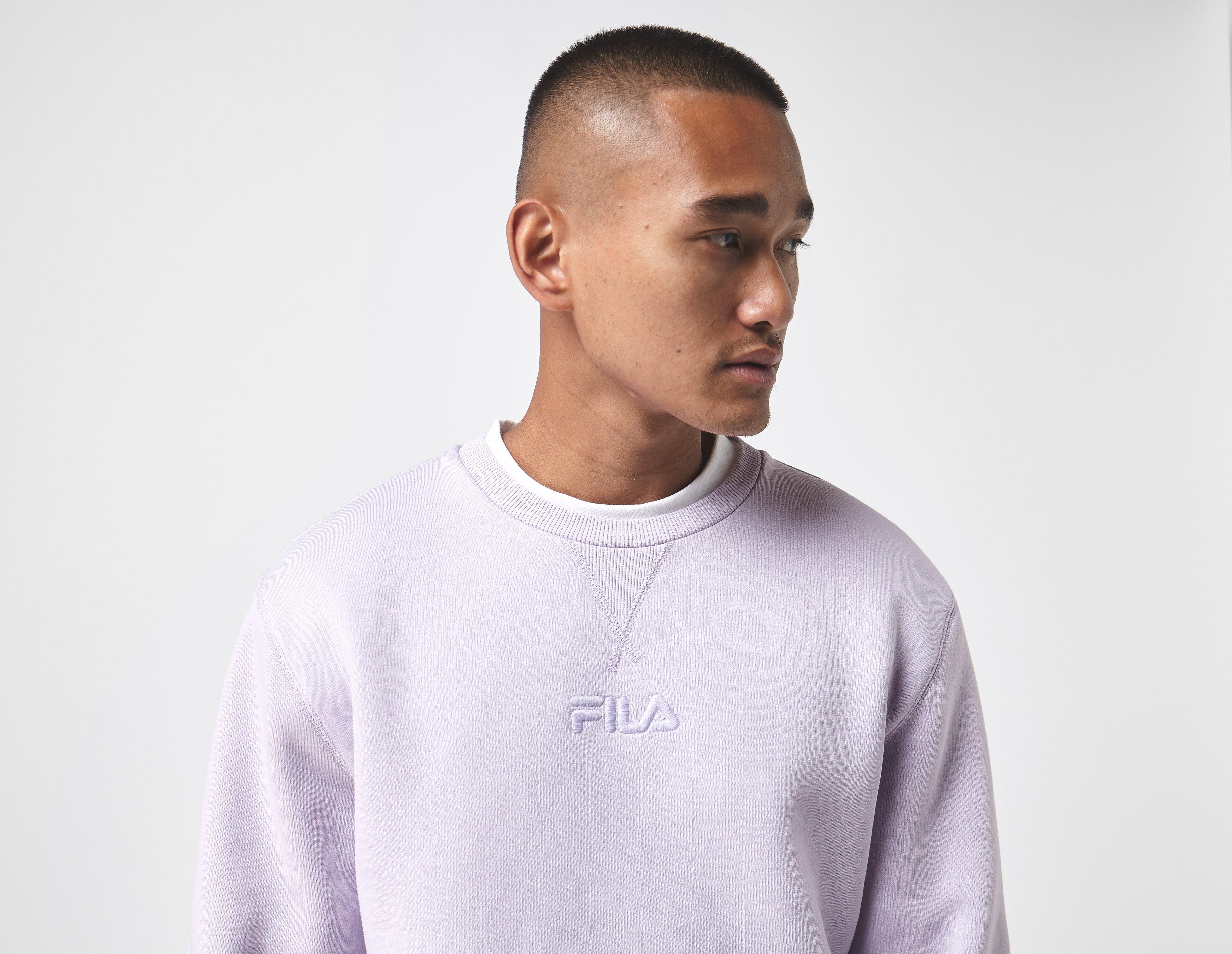 fila box logo crew sweatshirt