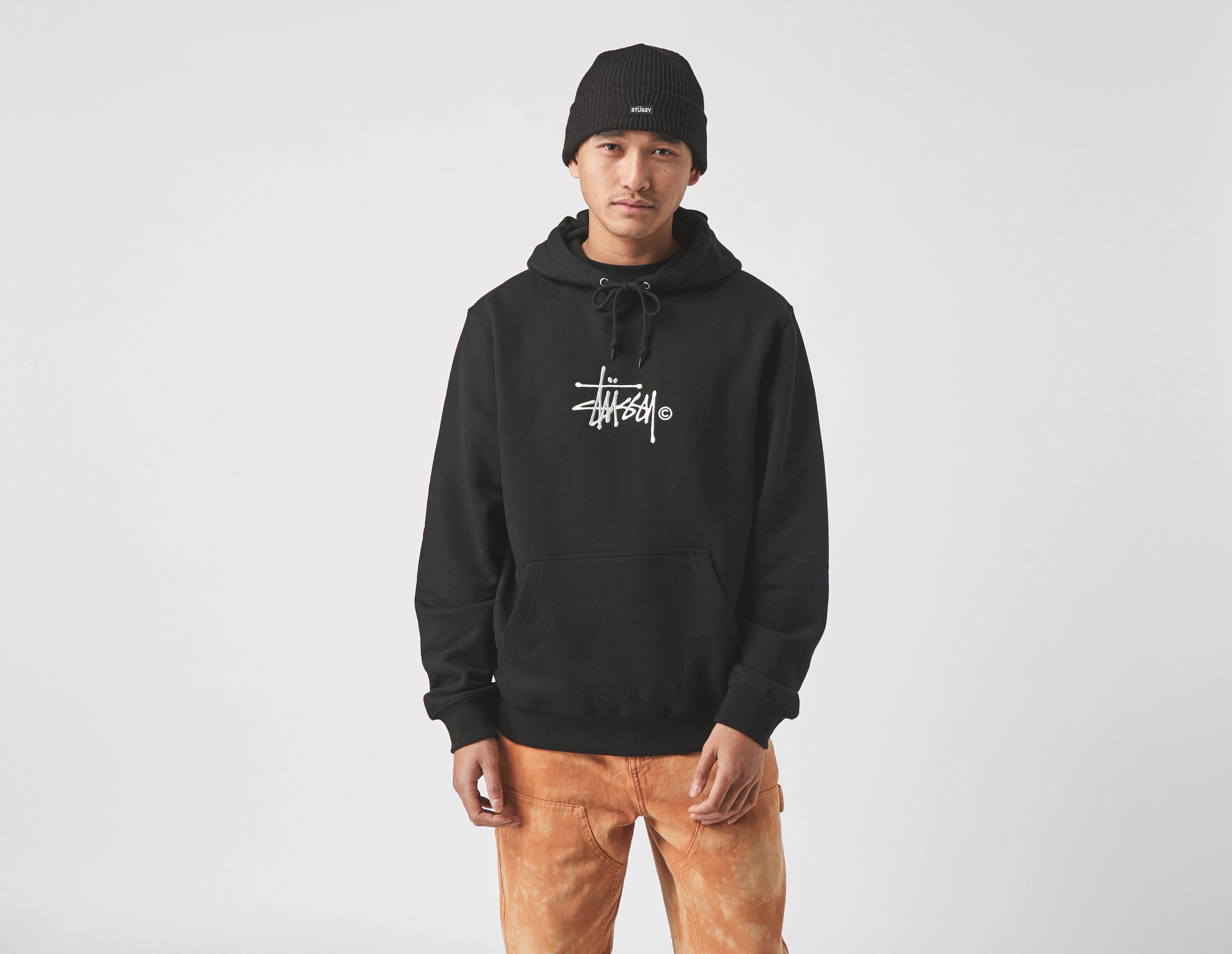 stussy copyright applique hoodie