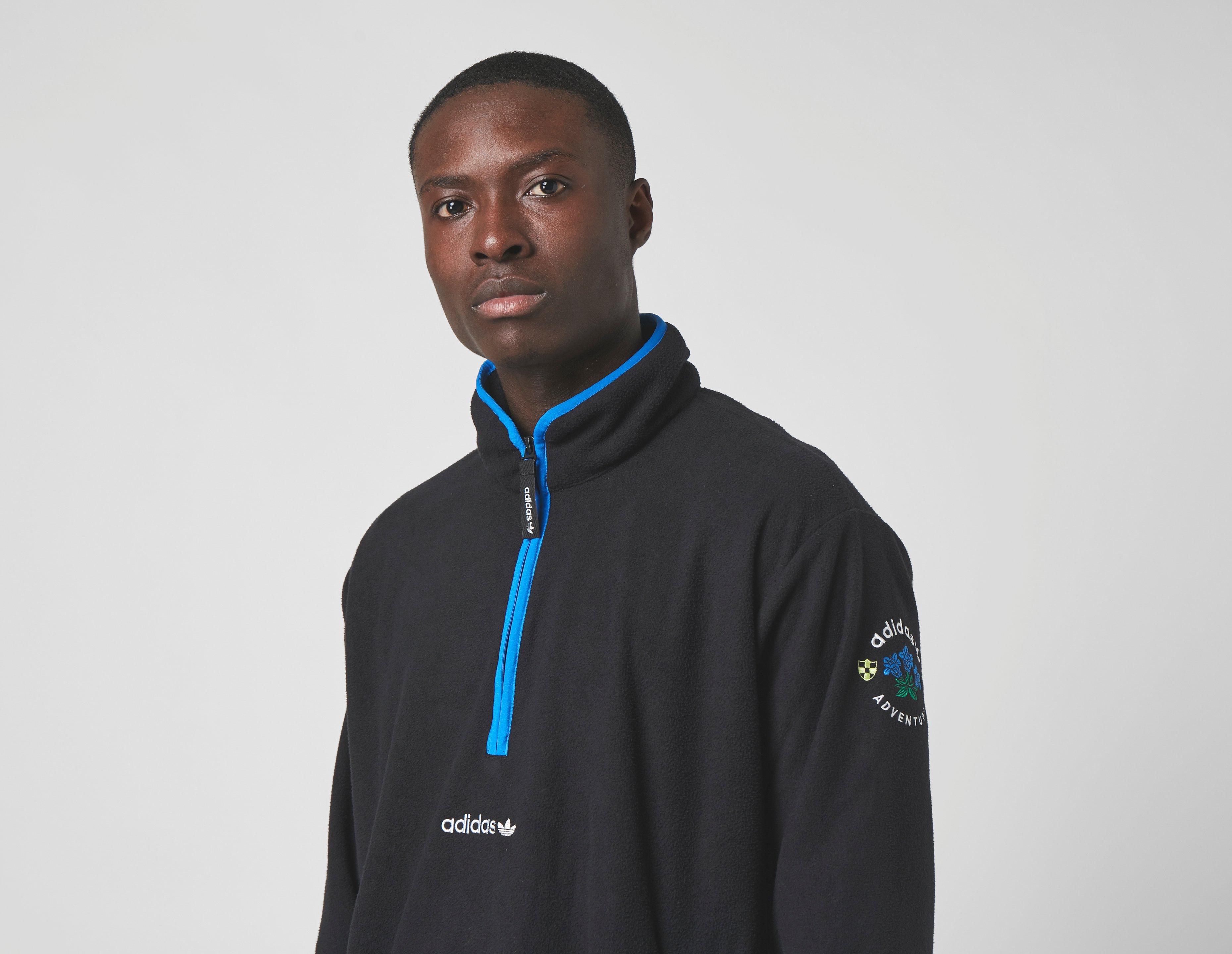 adidas half zip fleece
